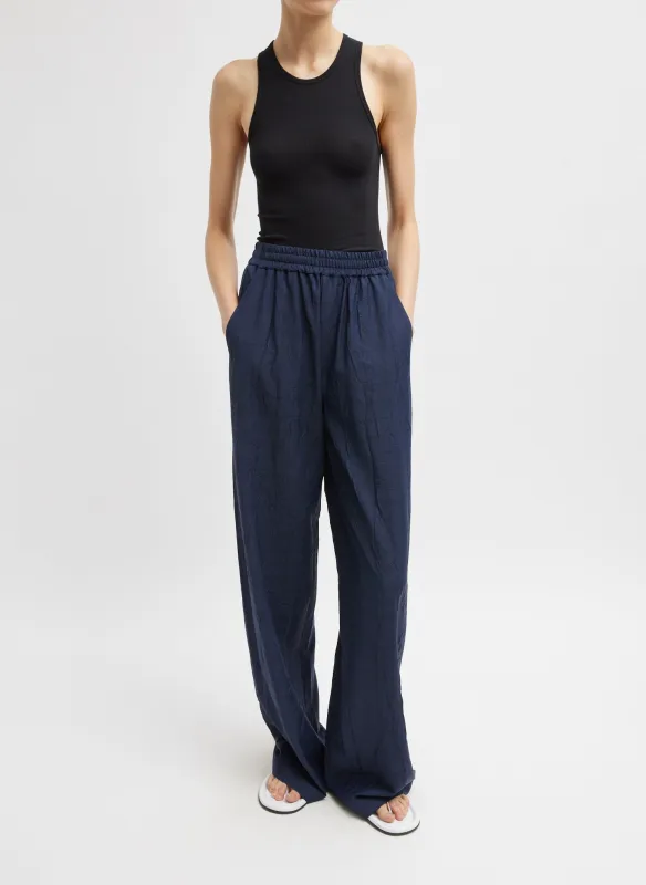 Harold Suiting Wide Leg Pull On Pant sold by Tibi