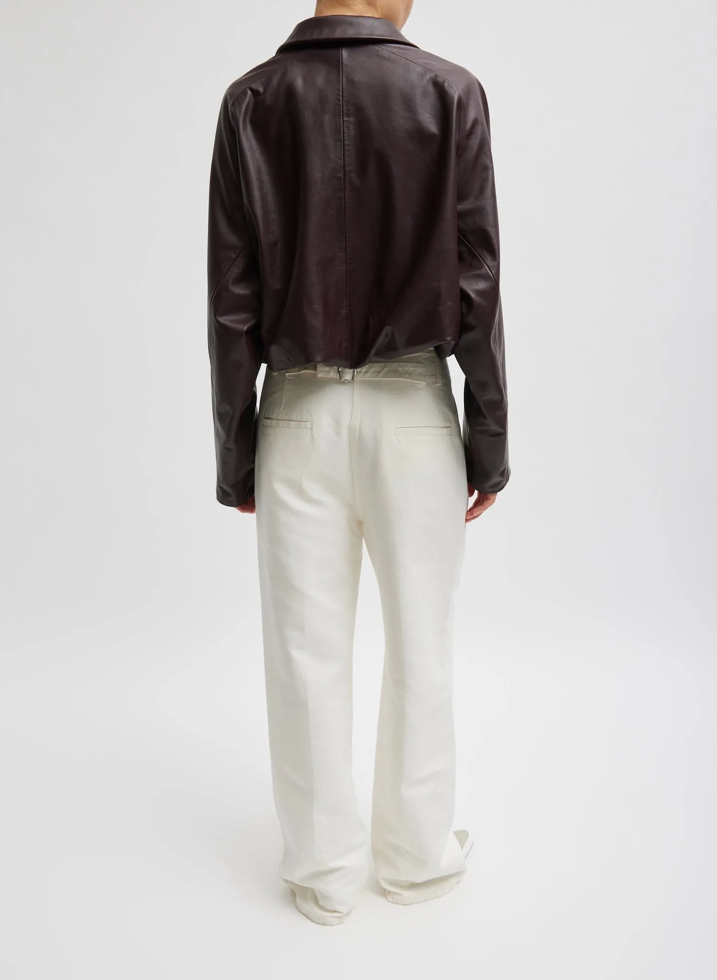 Leather Raglan Sleeve Blazer sold by Tibi product image thumbnail 5