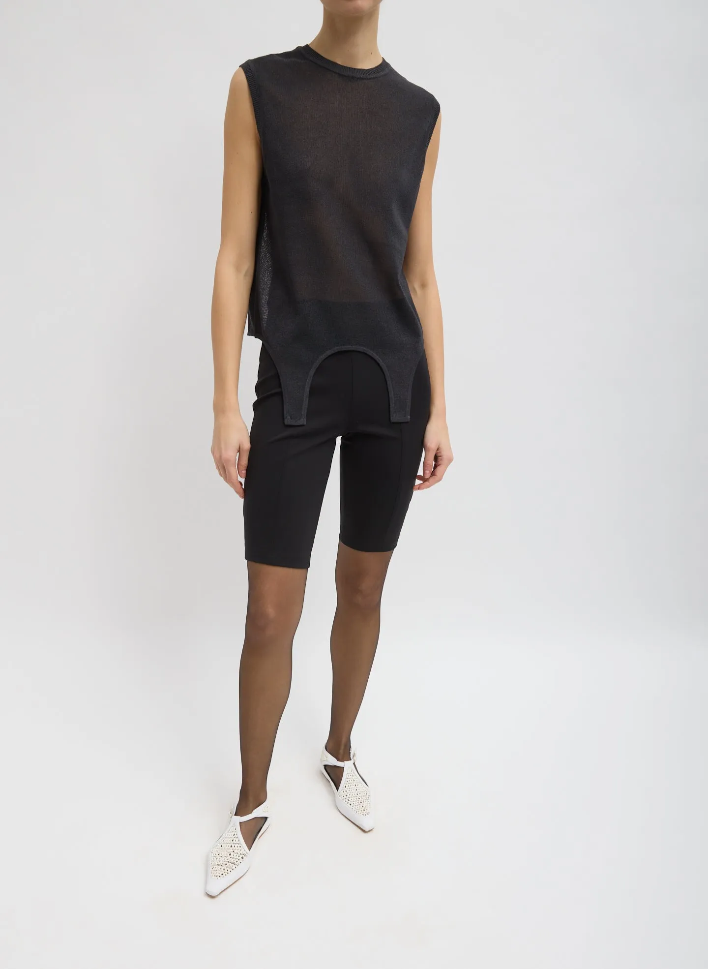 Crispy Sleeveless Sweater sold by Tibi product image thumbnail 5