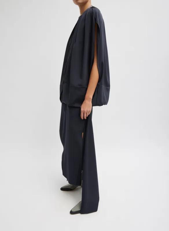 Tropical Wool Tie Front Trouser Skirt sold by Tibi