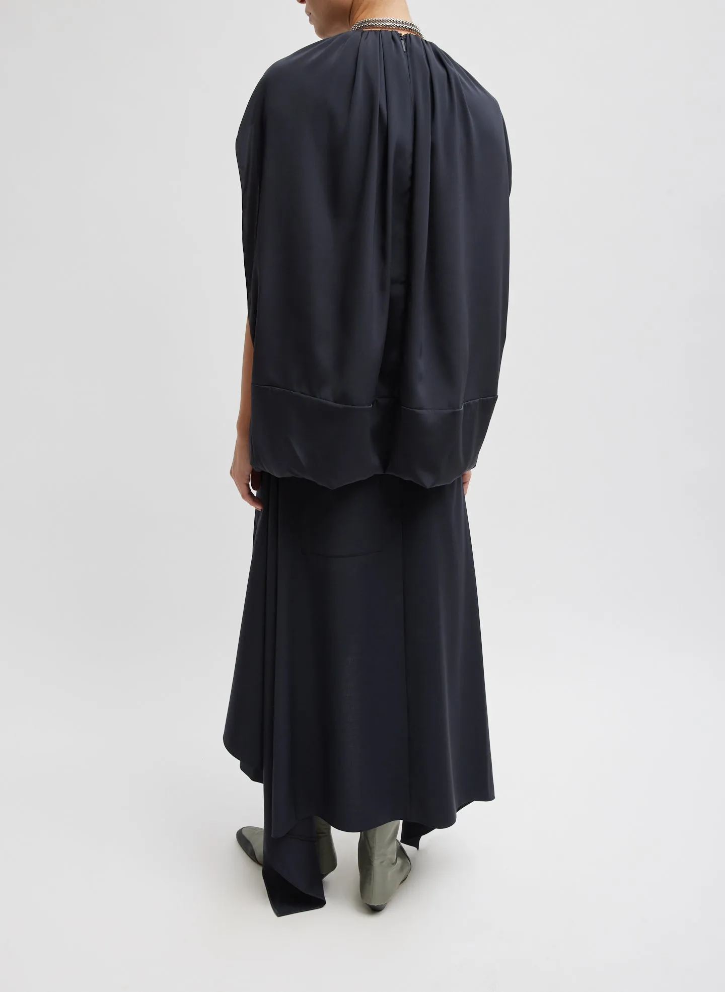 Tropical Wool Tie Front Trouser Skirt sold by Tibi product image thumbnail 4