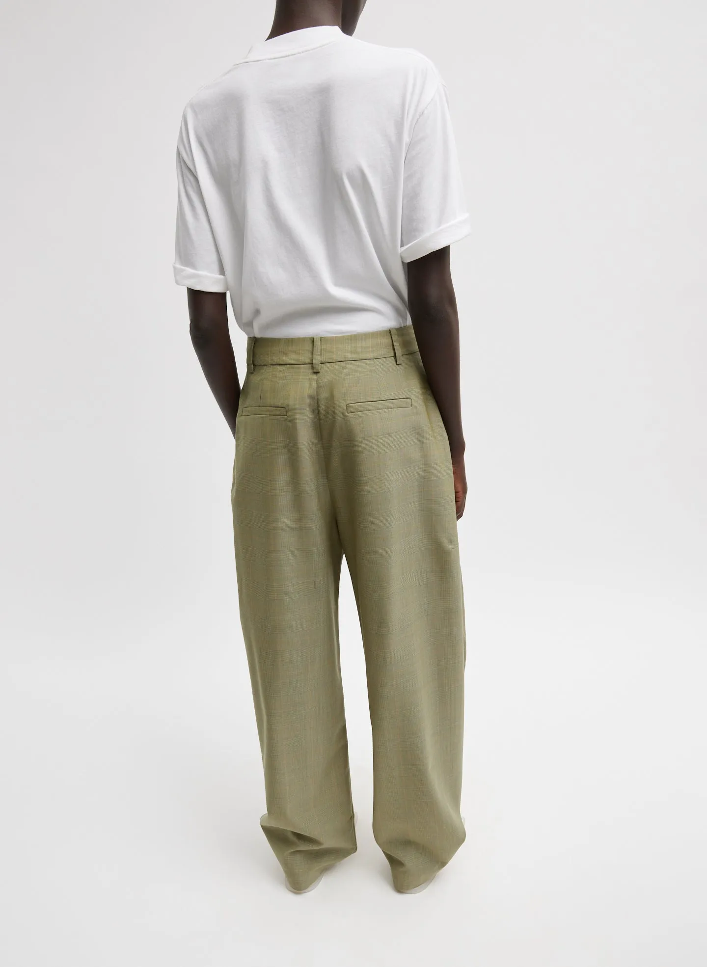 Amelia Glenplaid Simon Trouser sold by Tibi product image thumbnail 4