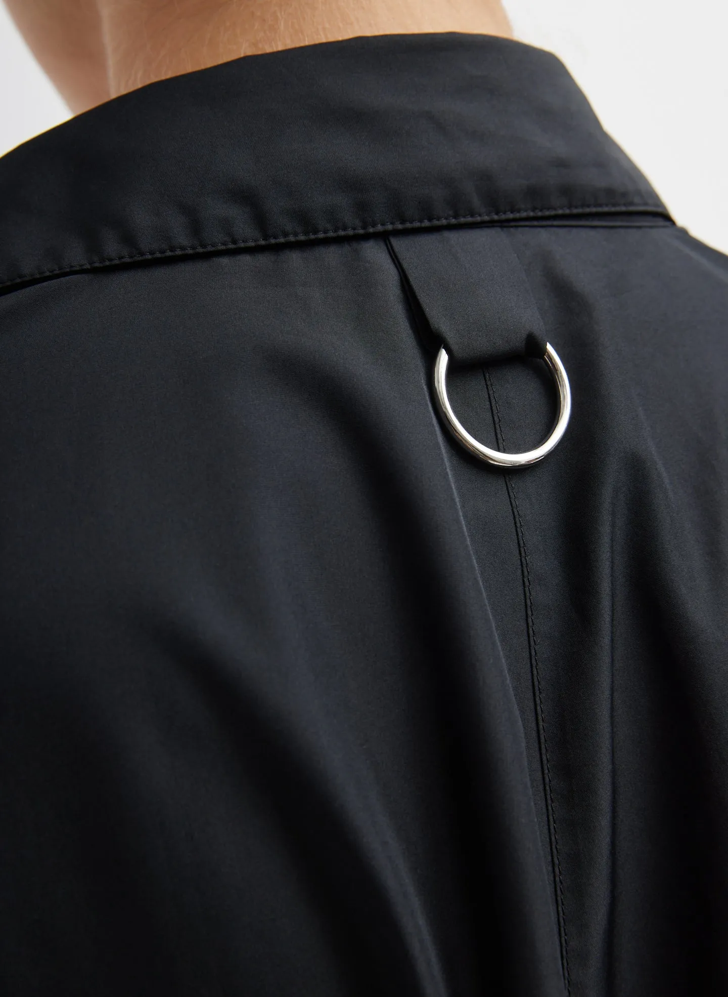 Italian Sporty Nylon Shirt With Cocoon Back sold by Tibi product image thumbnail 3