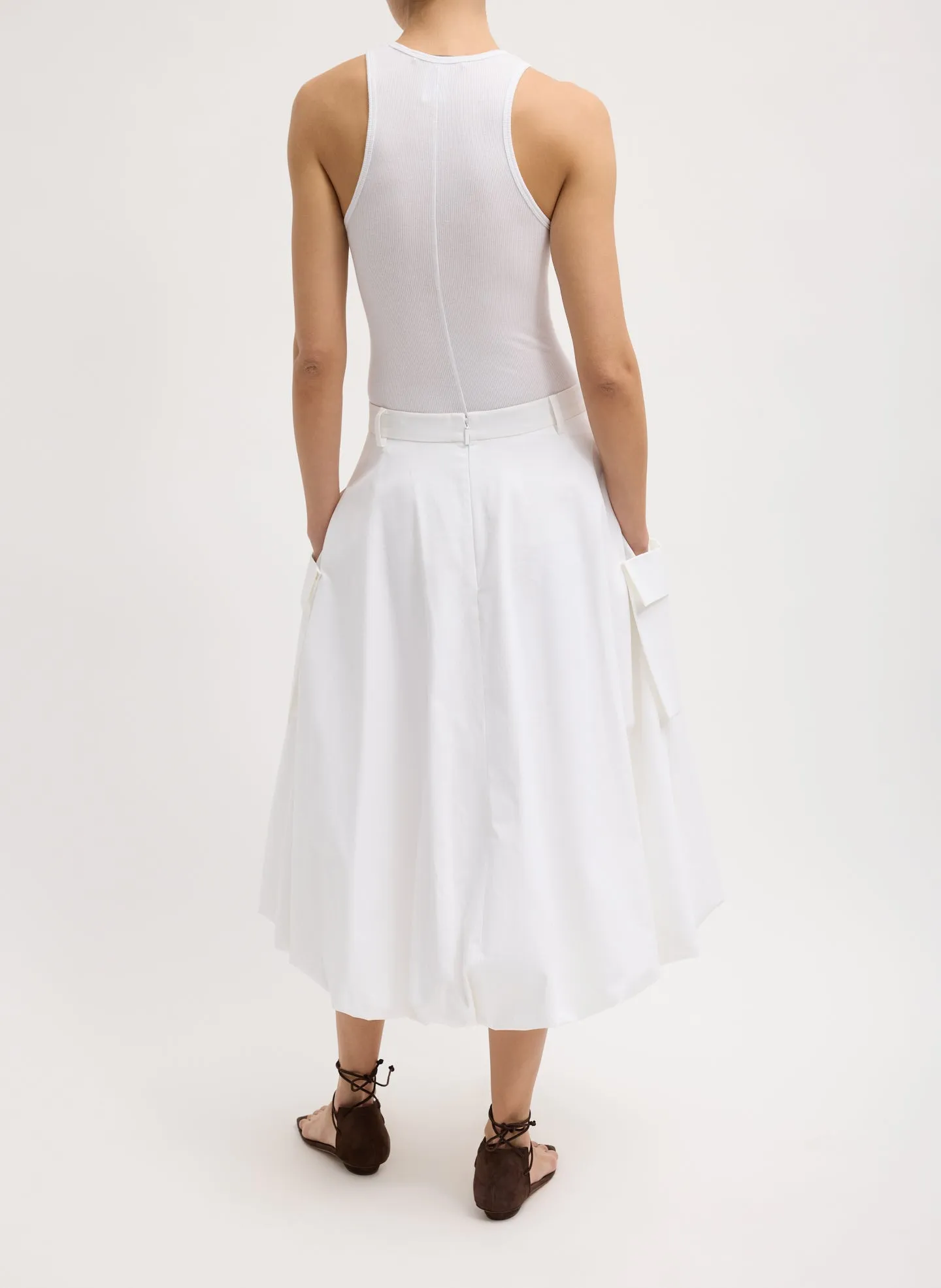 Bio Twill Bubble Skirt sold by Tibi product image thumbnail 3