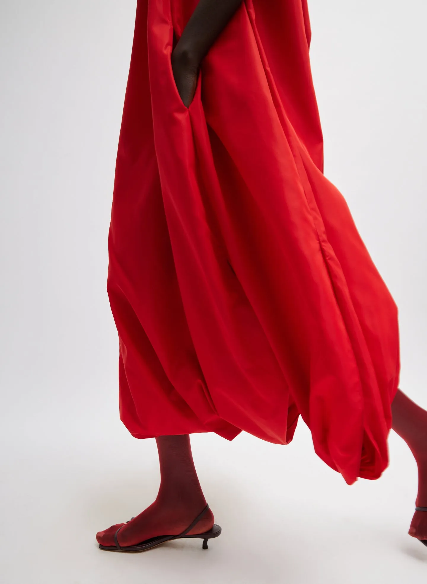 Italian Sporty Nylon Jalouise Dress sold by Tibi product image thumbnail 4