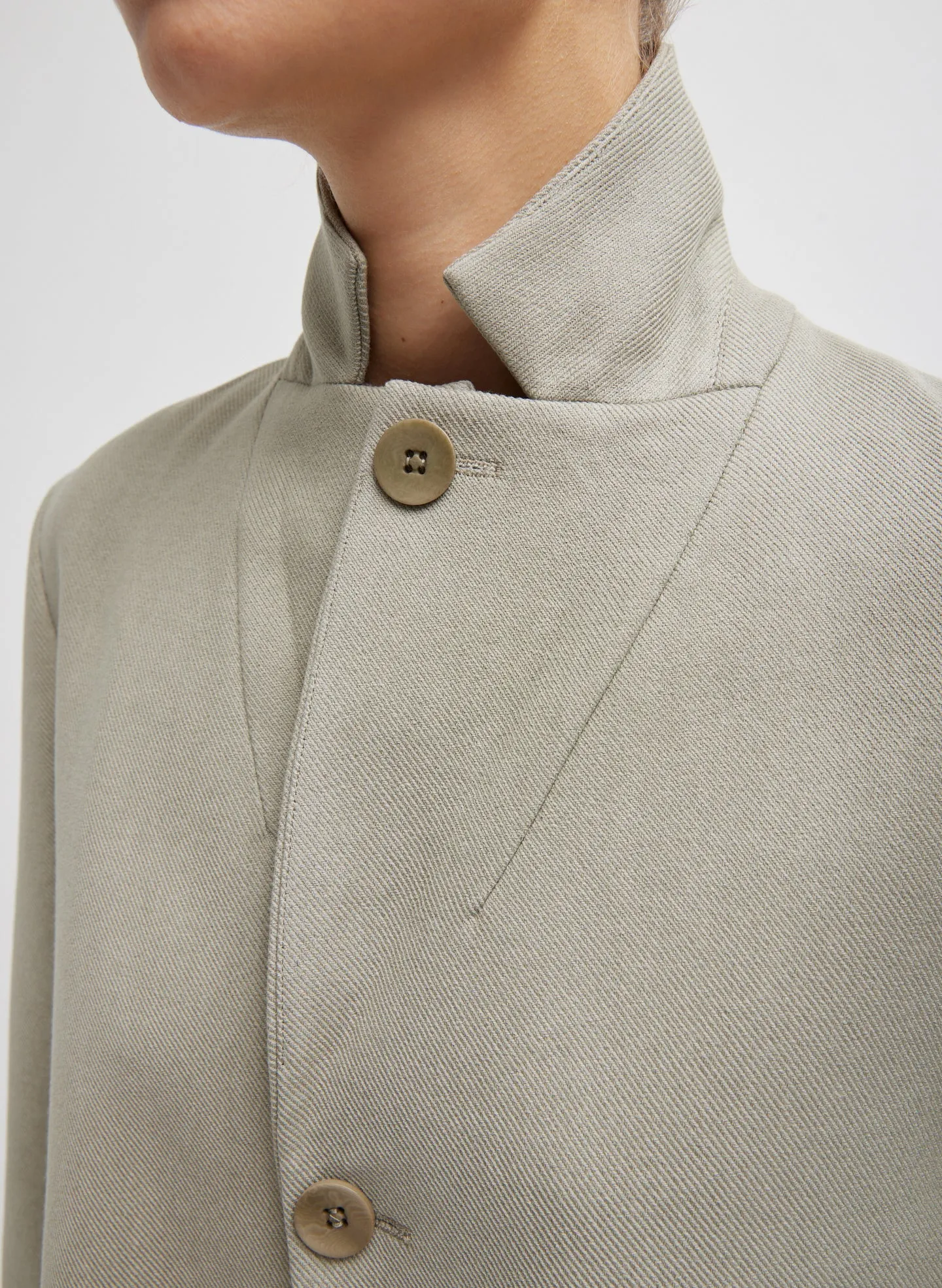 Cavalier Twill Shrunken Blazer sold by Tibi product image thumbnail 2
