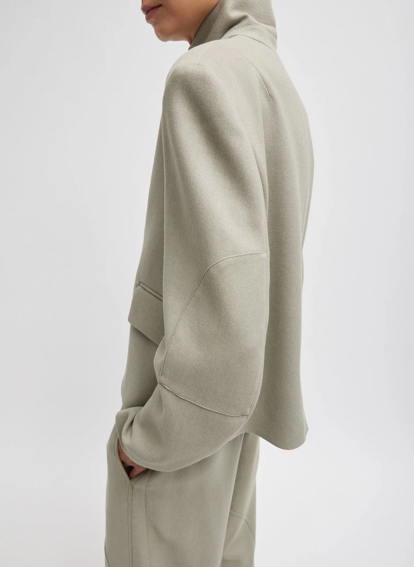 Cavalier Twill Shrunken Blazer sold by Tibi product image thumbnail 3