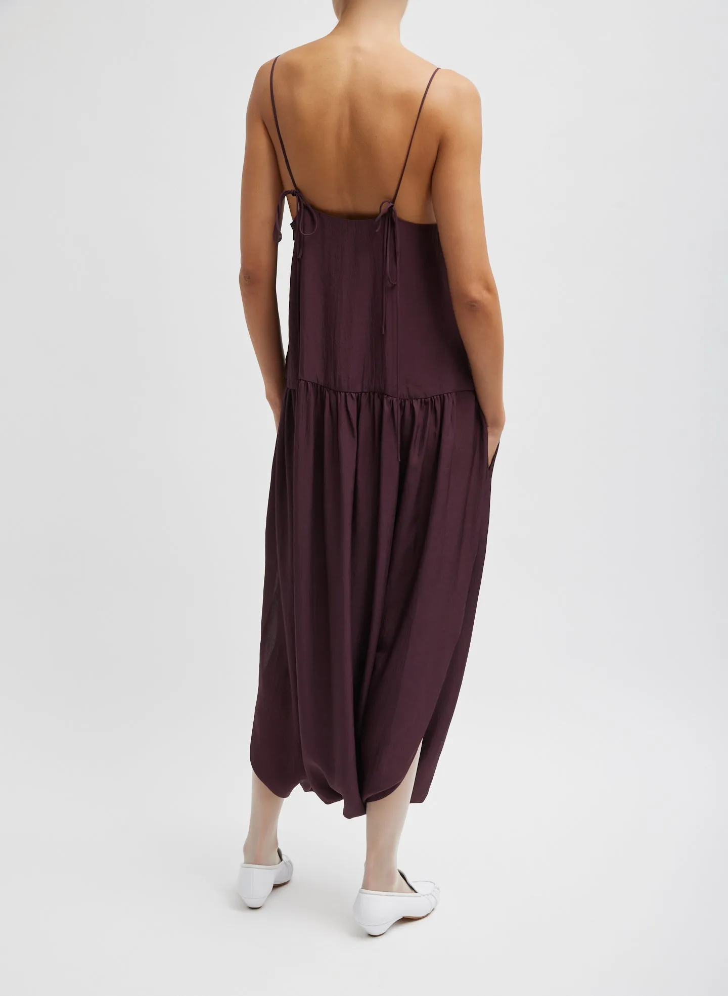 Spring Acetate Strappy Jalouise Dress sold by Tibi product image thumbnail 5