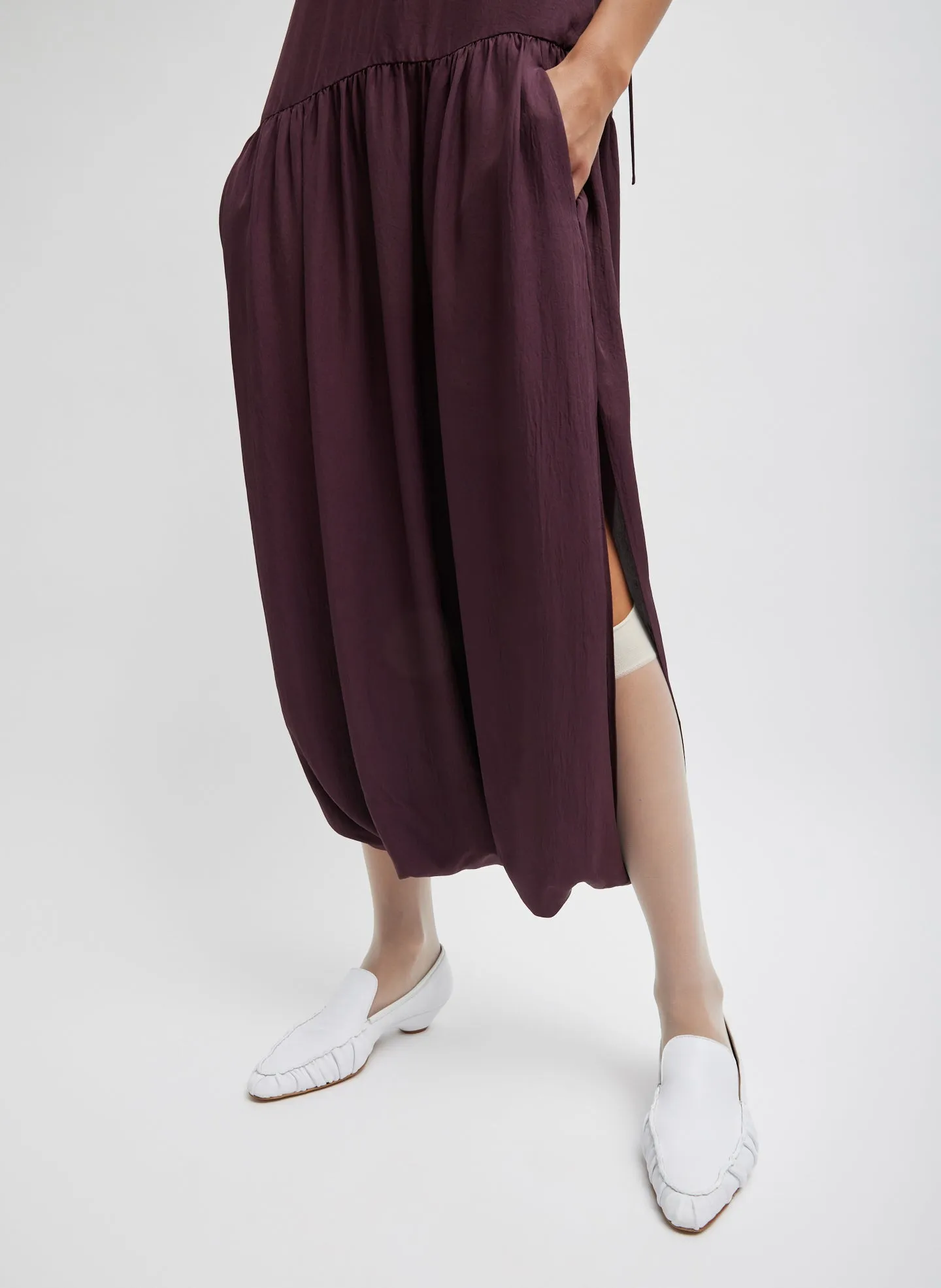 Spring Acetate Strappy Jalouise Dress sold by Tibi product image thumbnail 3