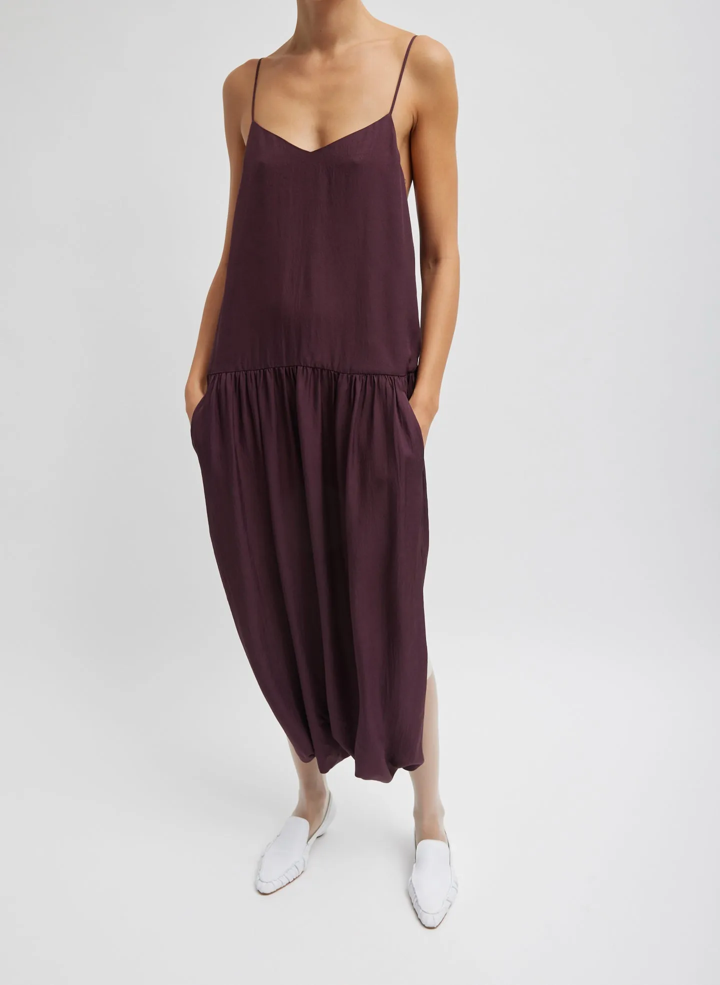Spring Acetate Strappy Jalouise Dress sold by Tibi product image thumbnail 4