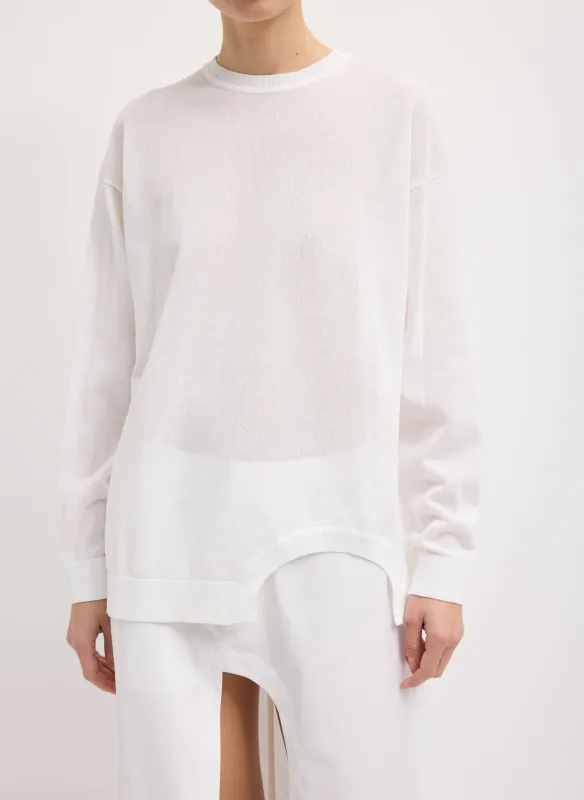 Crispy Sweater With Cut Out Detail made by Tibi