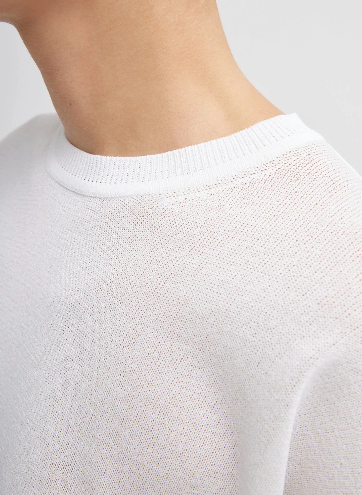Crispy Sweater With Cut Out Detail sold by Tibi product image thumbnail 5