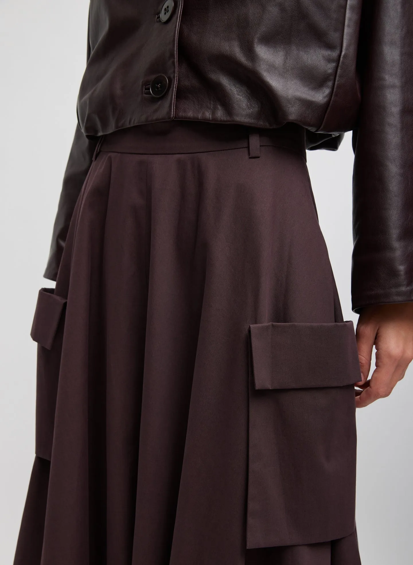Bio Twill Bubble Skirt sold by Tibi product image thumbnail 2