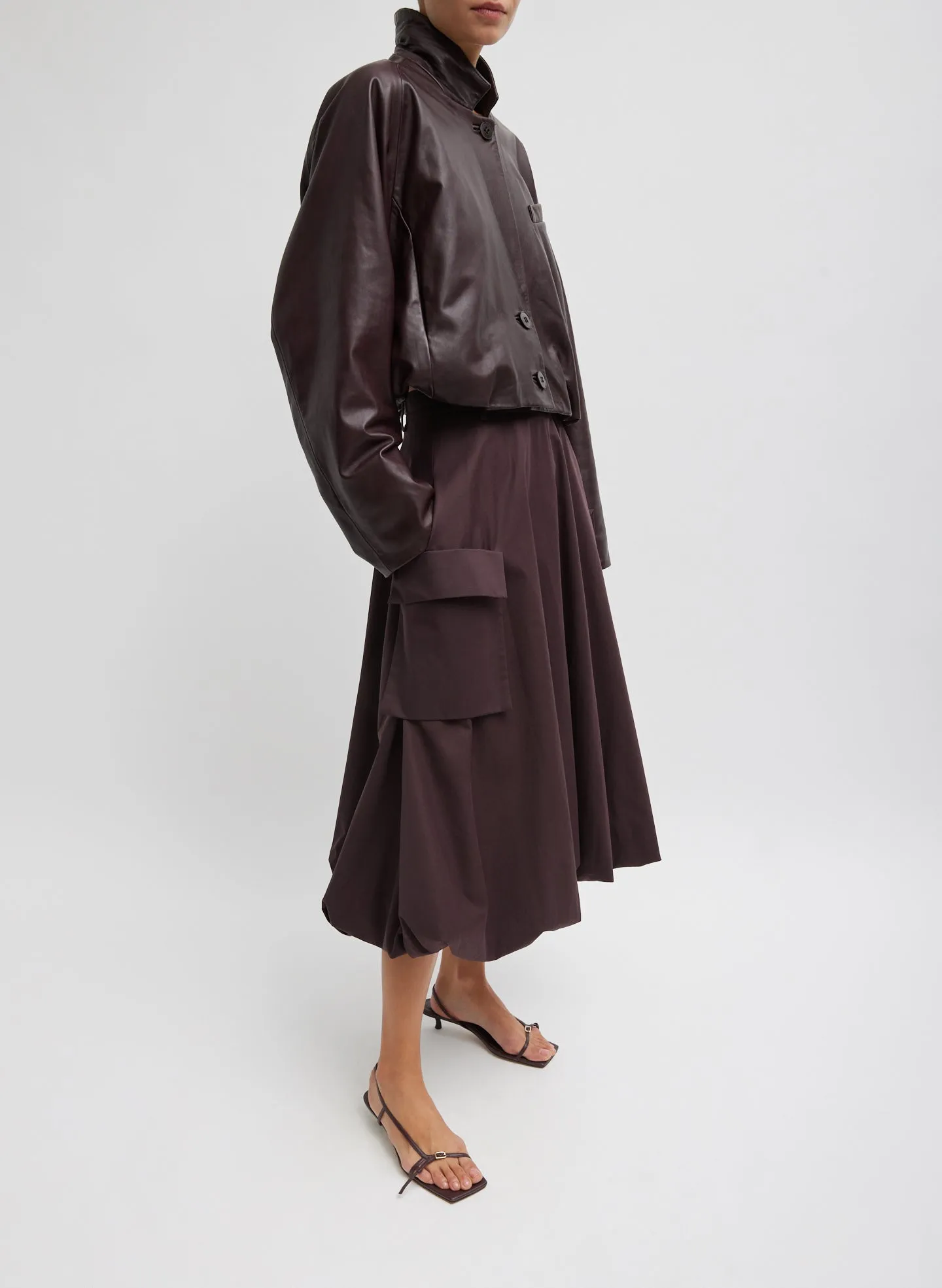 Bio Twill Bubble Skirt sold by Tibi product image thumbnail 3