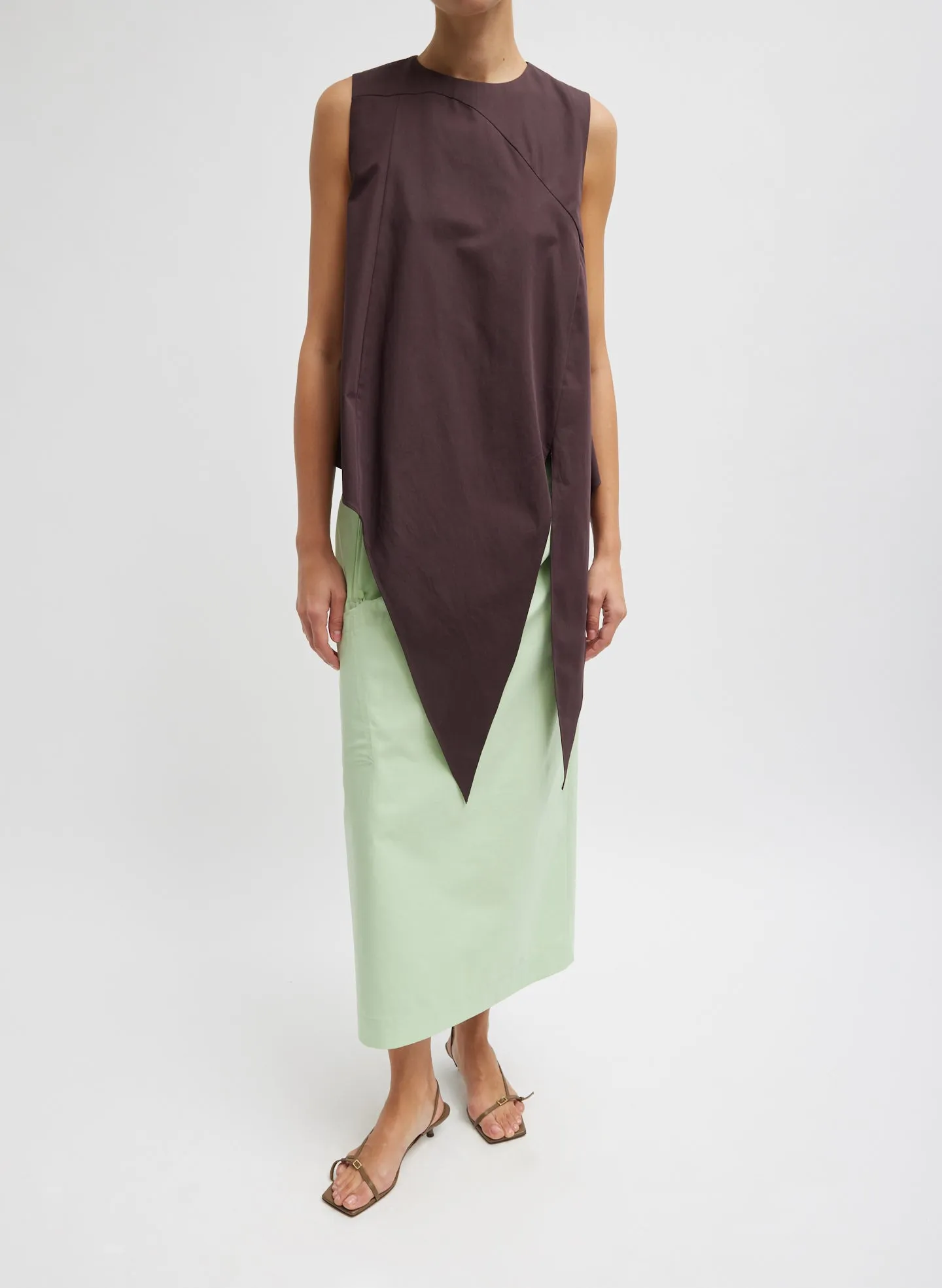 Bio Twill Easy Tie Top sold by Tibi product image thumbnail 3