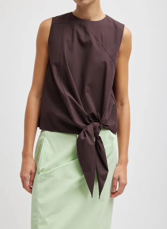 Bio Twill Easy Tie Top made by Tibi