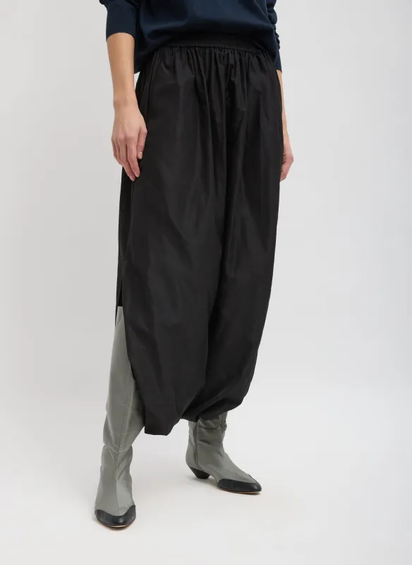 Italian Sporty Nylon Pleated Jalouise Skirt made by Tibi