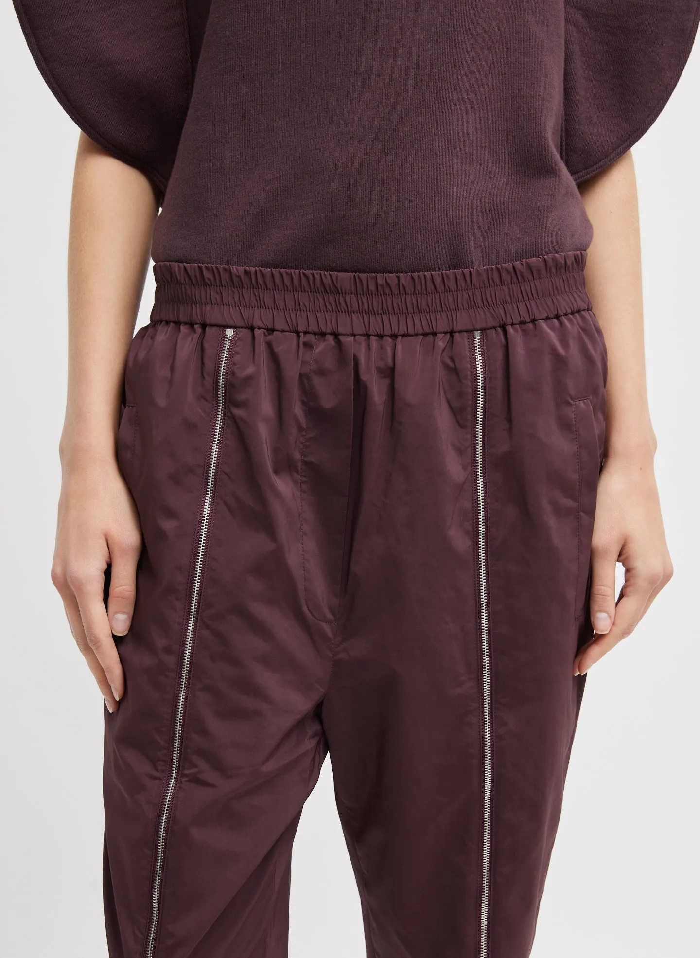 Nylon Zipper Jogger sold by Tibi product image thumbnail 3
