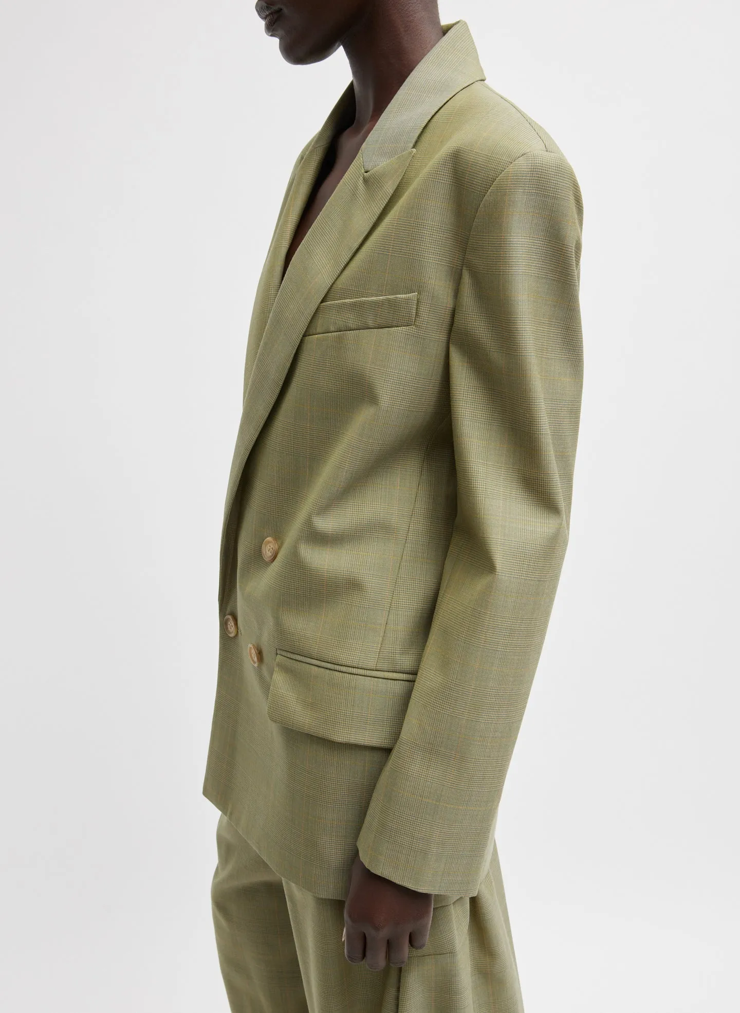Amelia Glenplaid Blazer sold by Tibi product image thumbnail 4