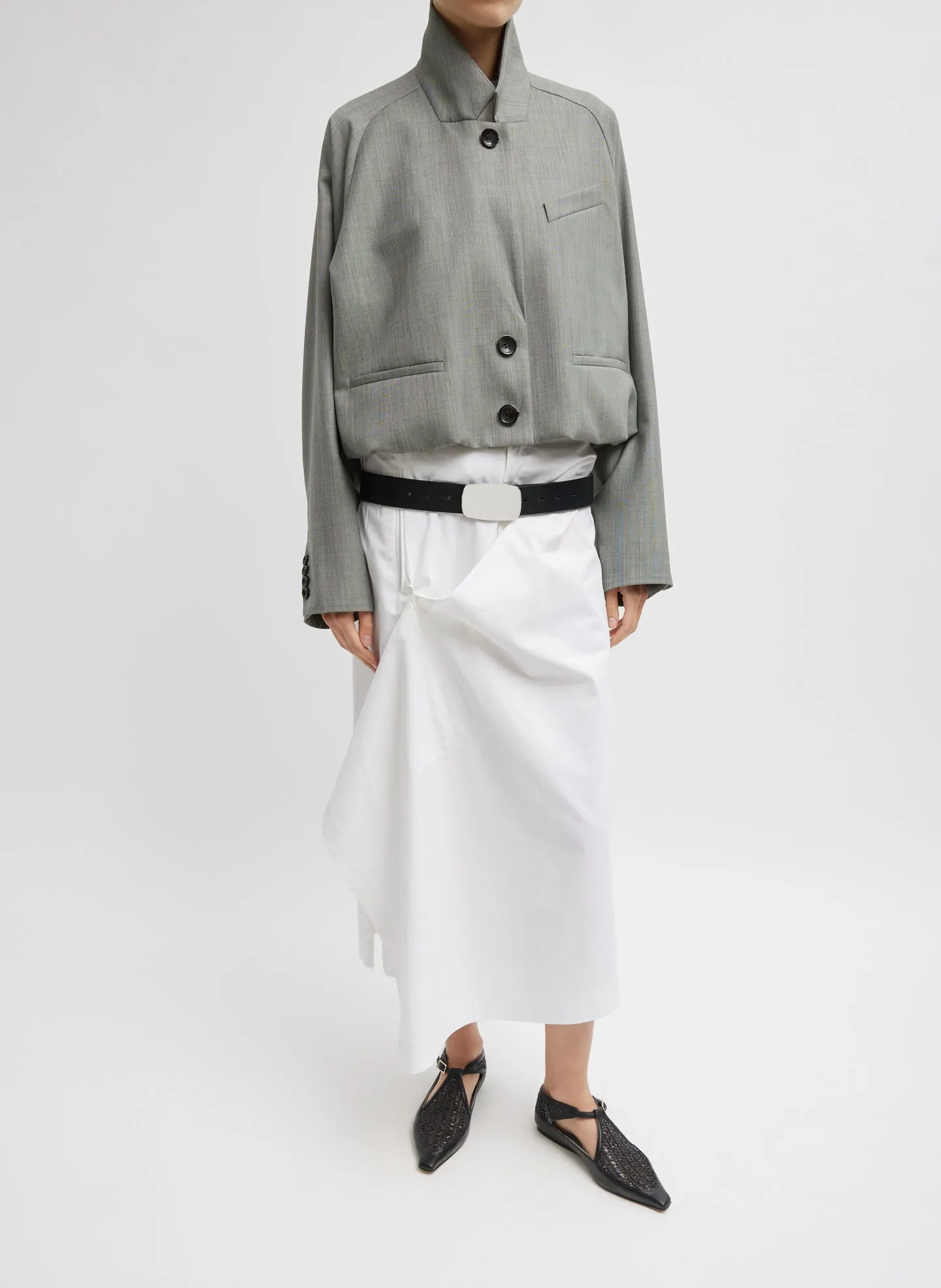 Ellis Suiting Raglan Sleeve Blazer sold by Tibi product image thumbnail 4