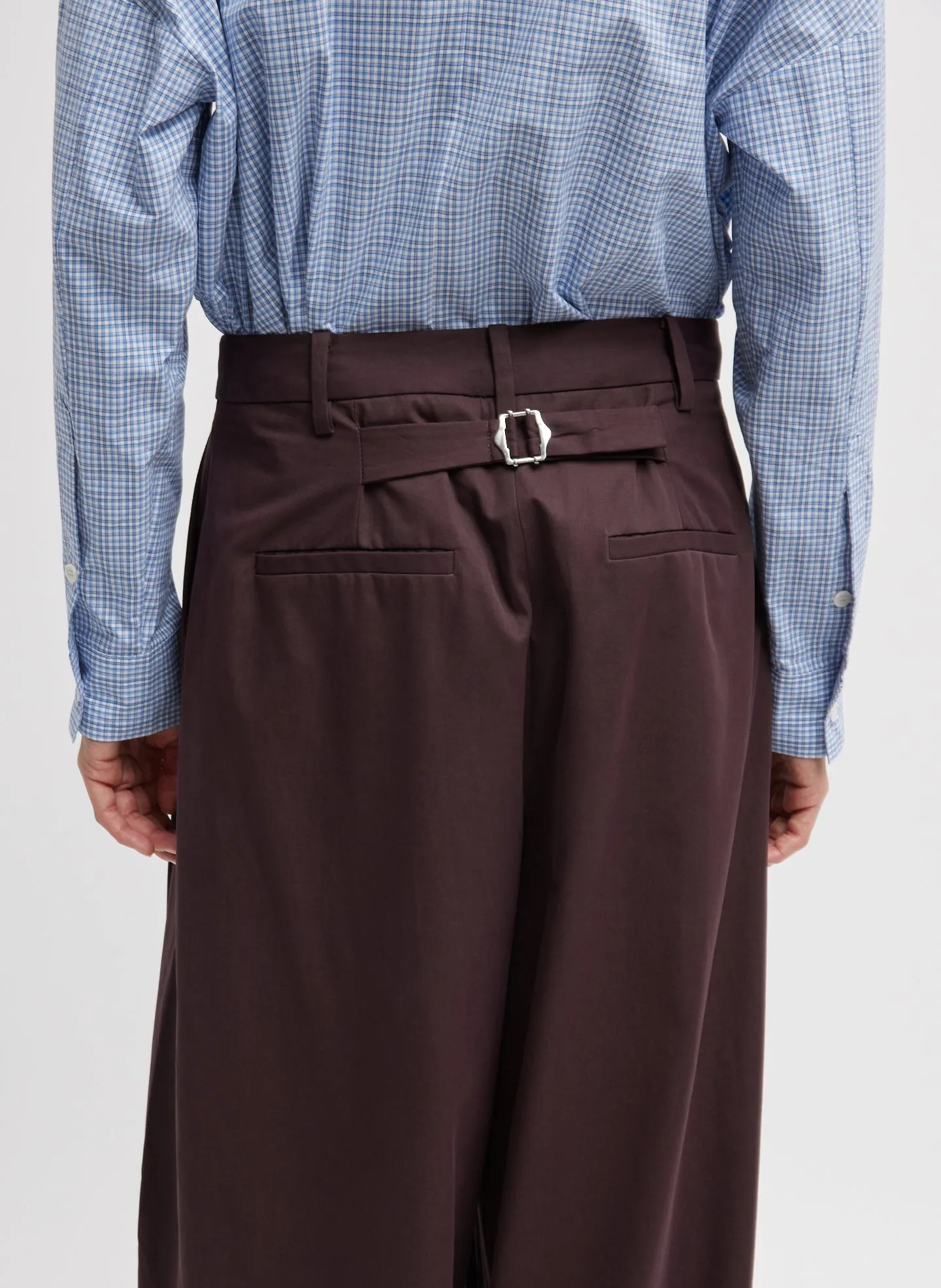 Bio Twill Triple Pleat Pant sold by Tibi product image thumbnail 3
