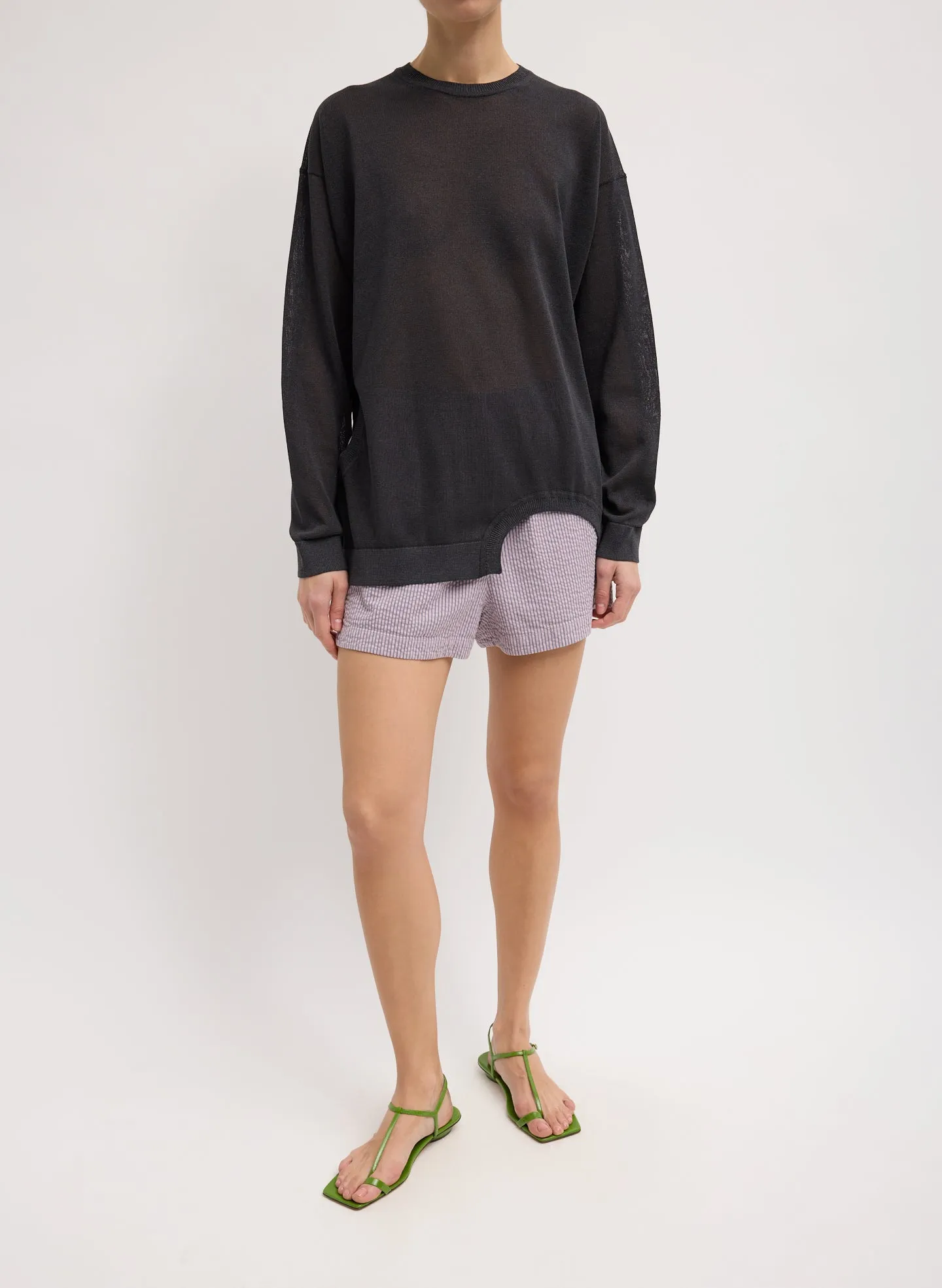 Crispy Sweater With Cut Out Detail sold by Tibi product image thumbnail 2