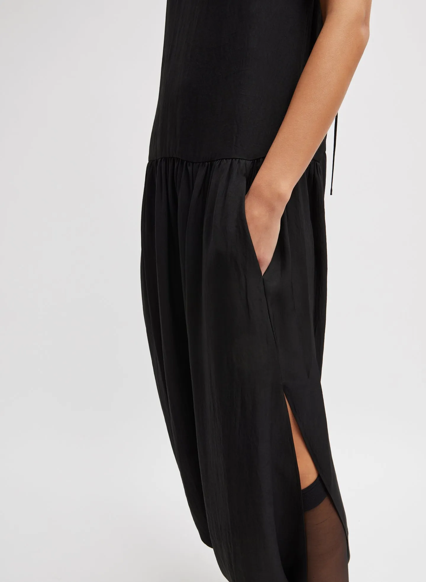 Spring Acetate Strappy Jalouise Dress sold by Tibi product image thumbnail 4