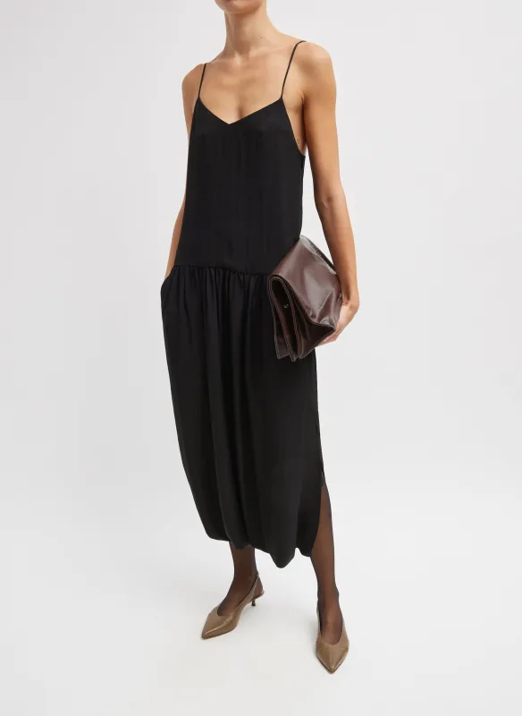Spring Acetate Strappy Jalouise Dress made by Tibi