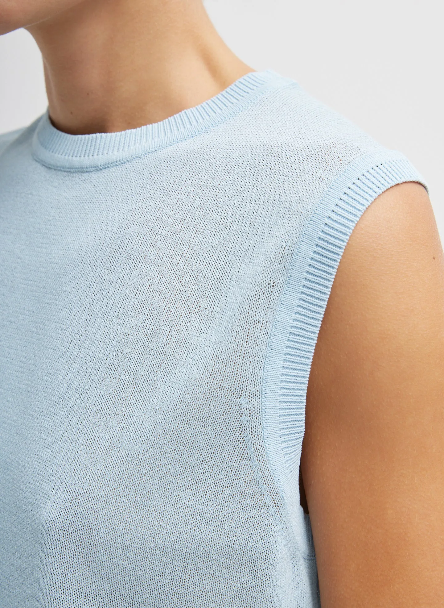 Crispy Sleeveless Sweater sold by Tibi product image thumbnail 2