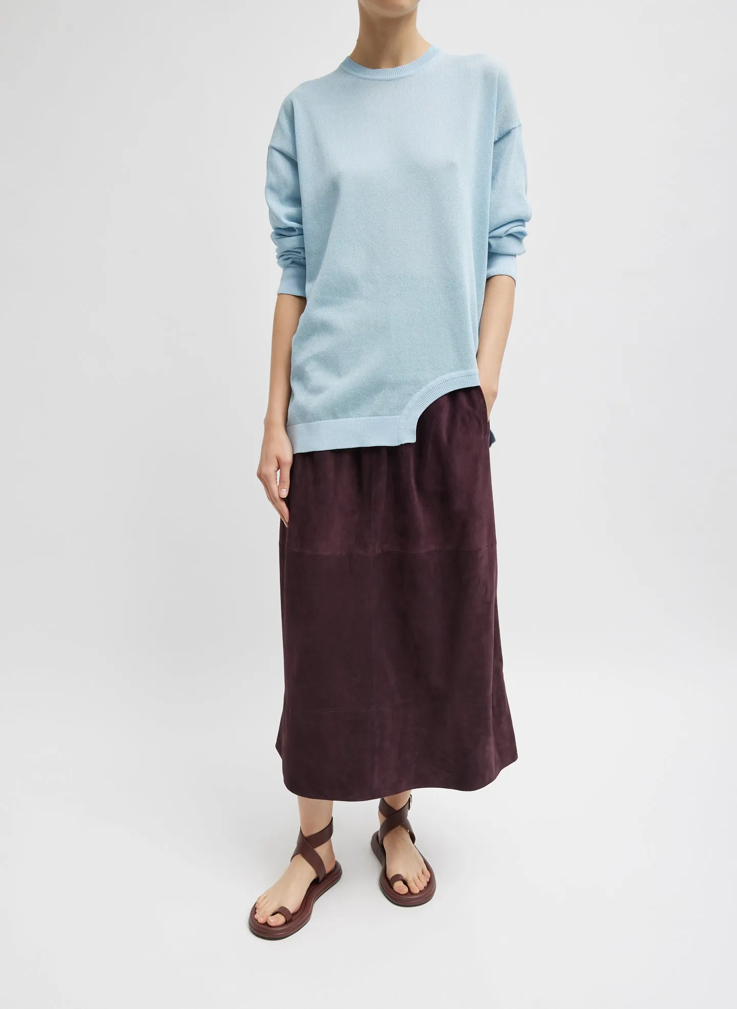 Crispy Sweater With Cut Out Detail sold by Tibi product image thumbnail 3