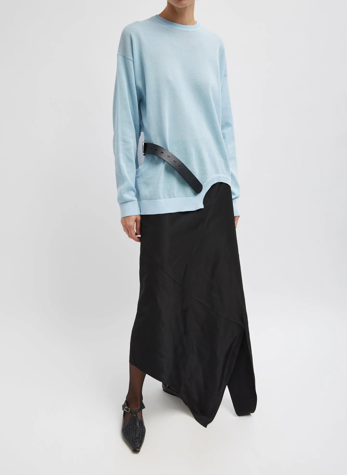 Crispy Sweater With Cut Out Detail sold by Tibi product image thumbnail 5