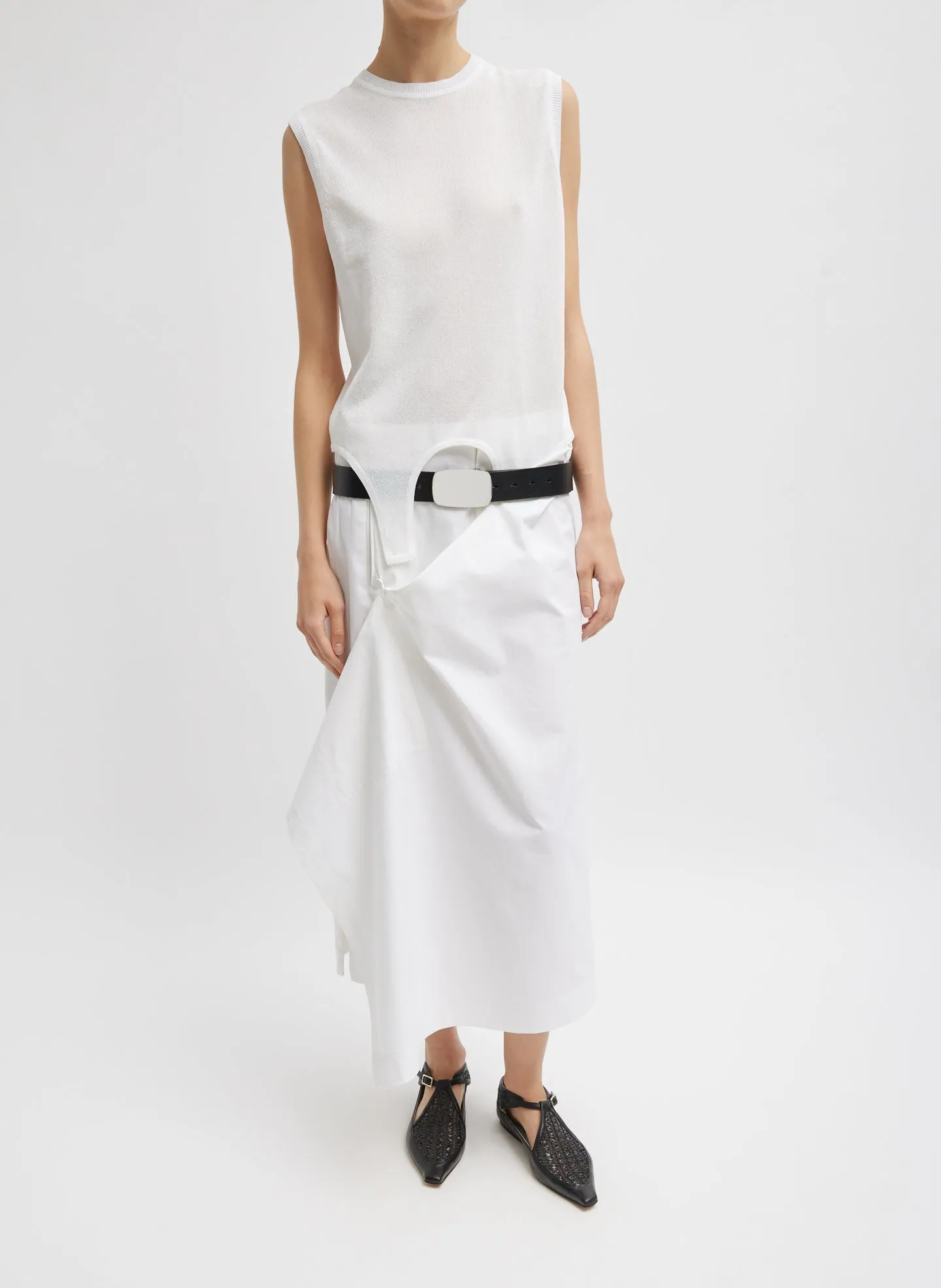 Crispy Sleeveless Sweater sold by Tibi product image thumbnail 3