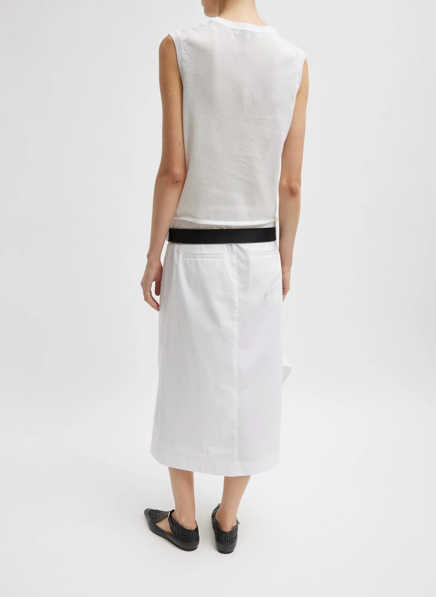 Crispy Sleeveless Sweater sold by Tibi product image thumbnail 4