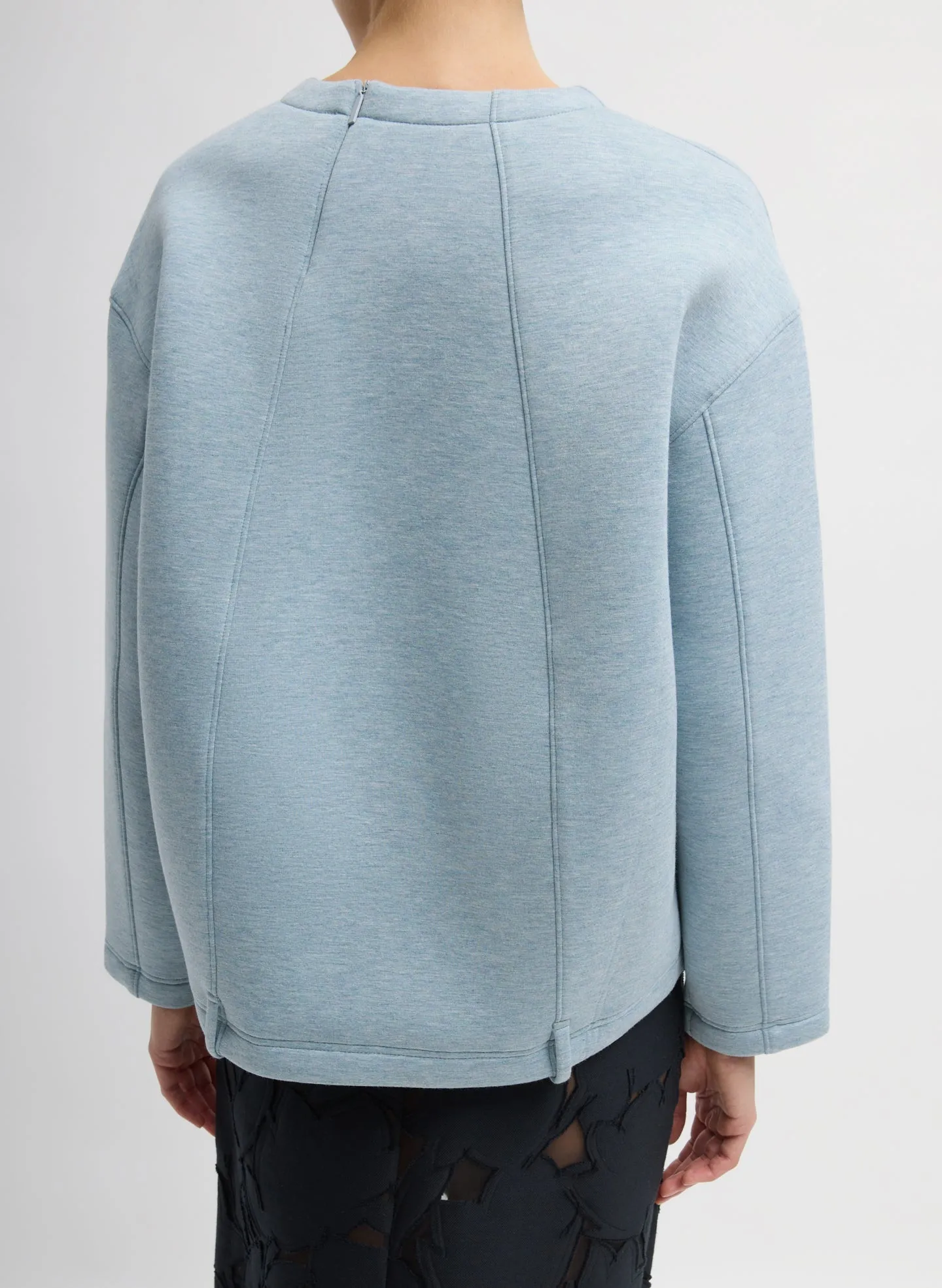 Bonded Viscose Easy V-Neck sold by Tibi product image thumbnail 5