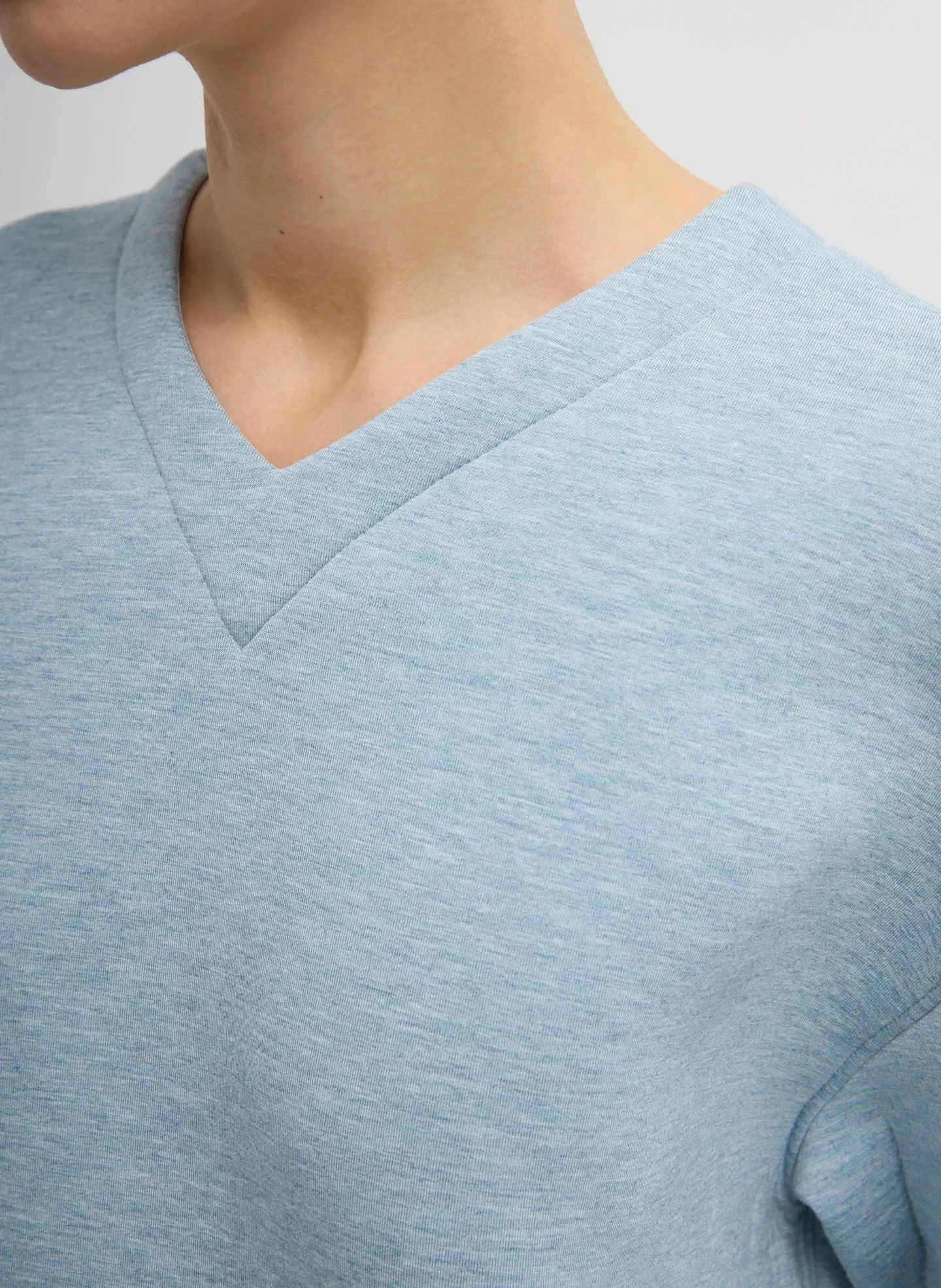 Bonded Viscose Easy V-Neck sold by Tibi product image thumbnail 2