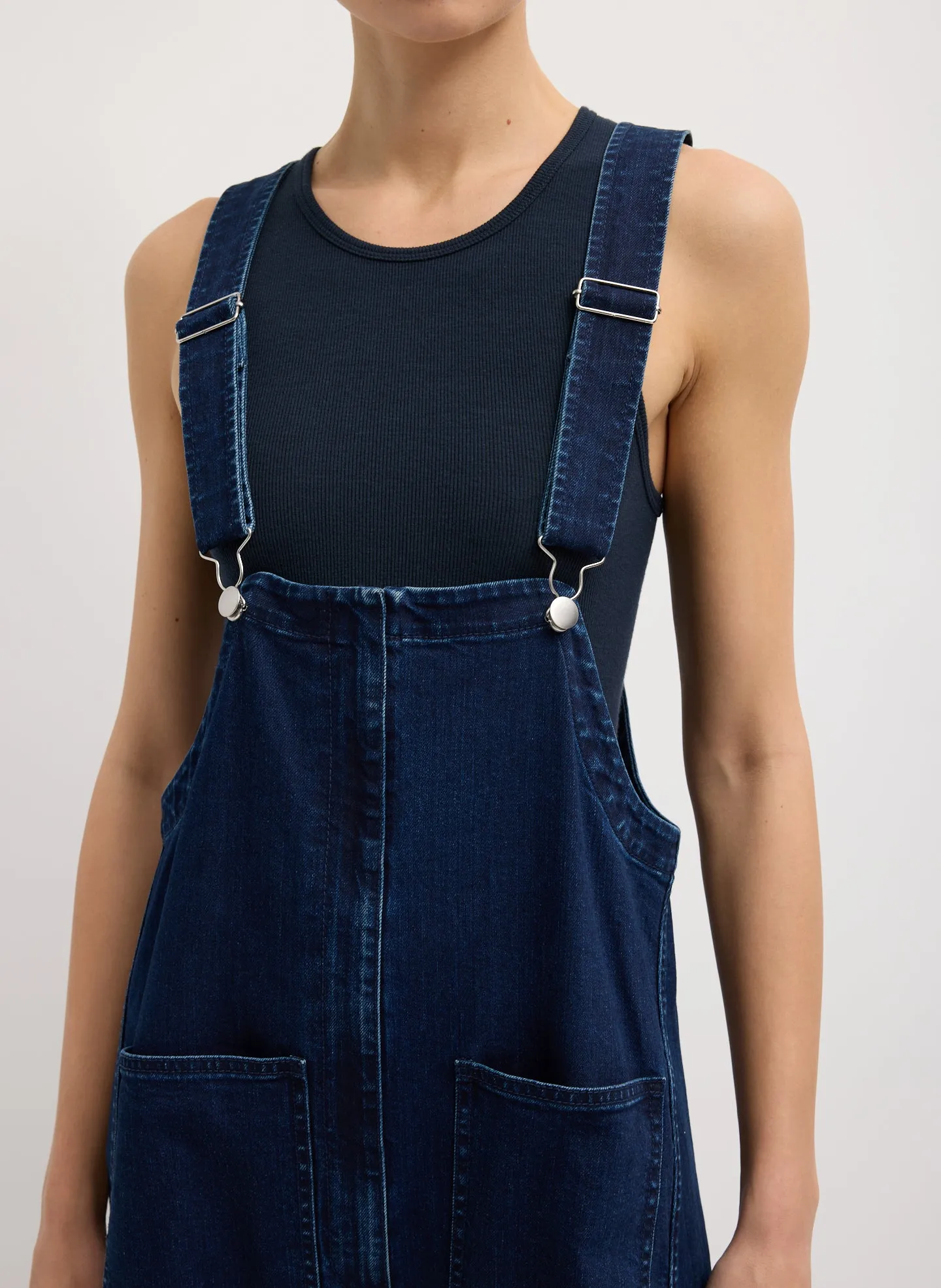 Classic Indigo Denim Jumpsuit sold by Tibi product image thumbnail 2