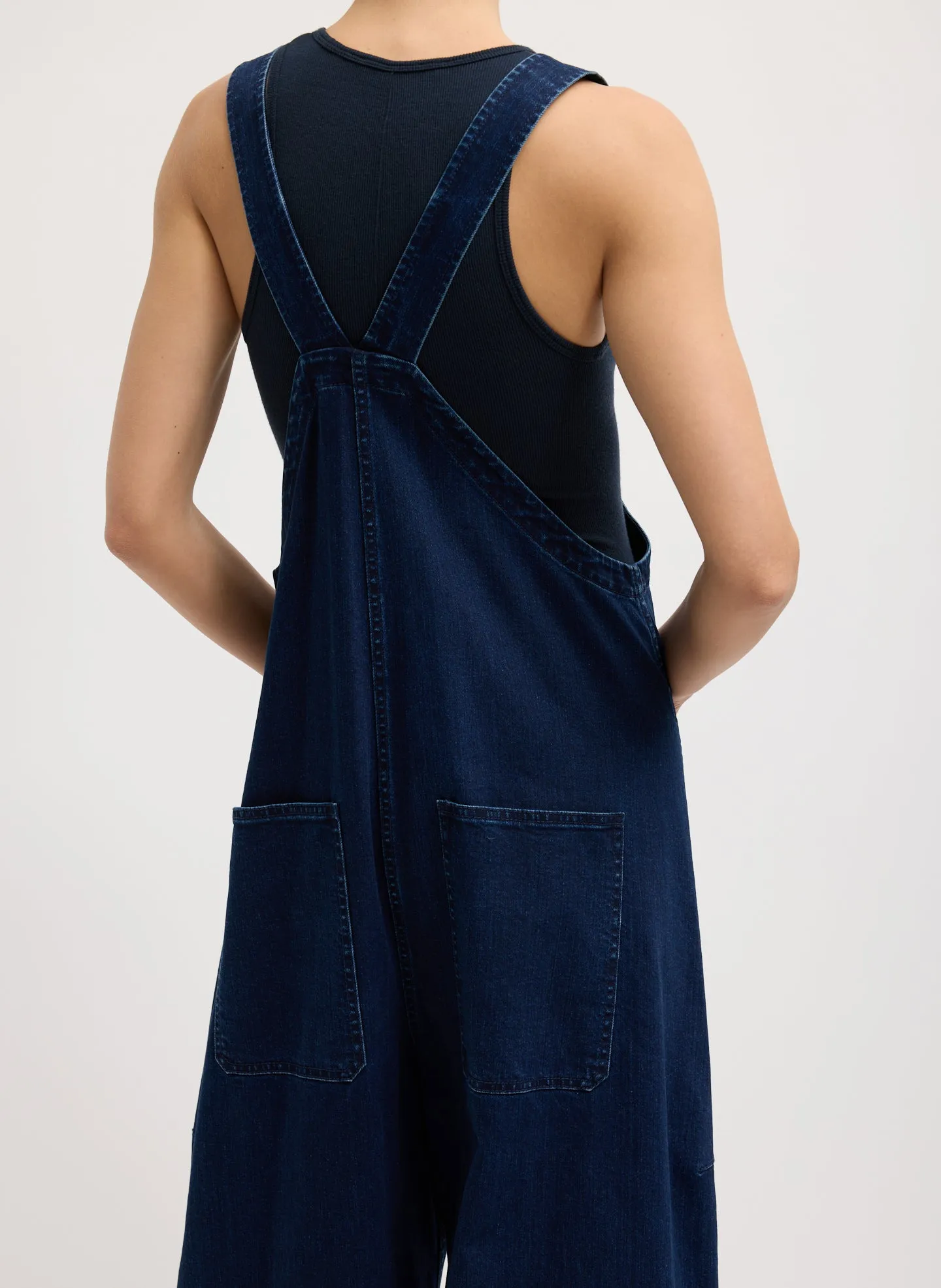 Classic Indigo Denim Jumpsuit sold by Tibi product image thumbnail 4