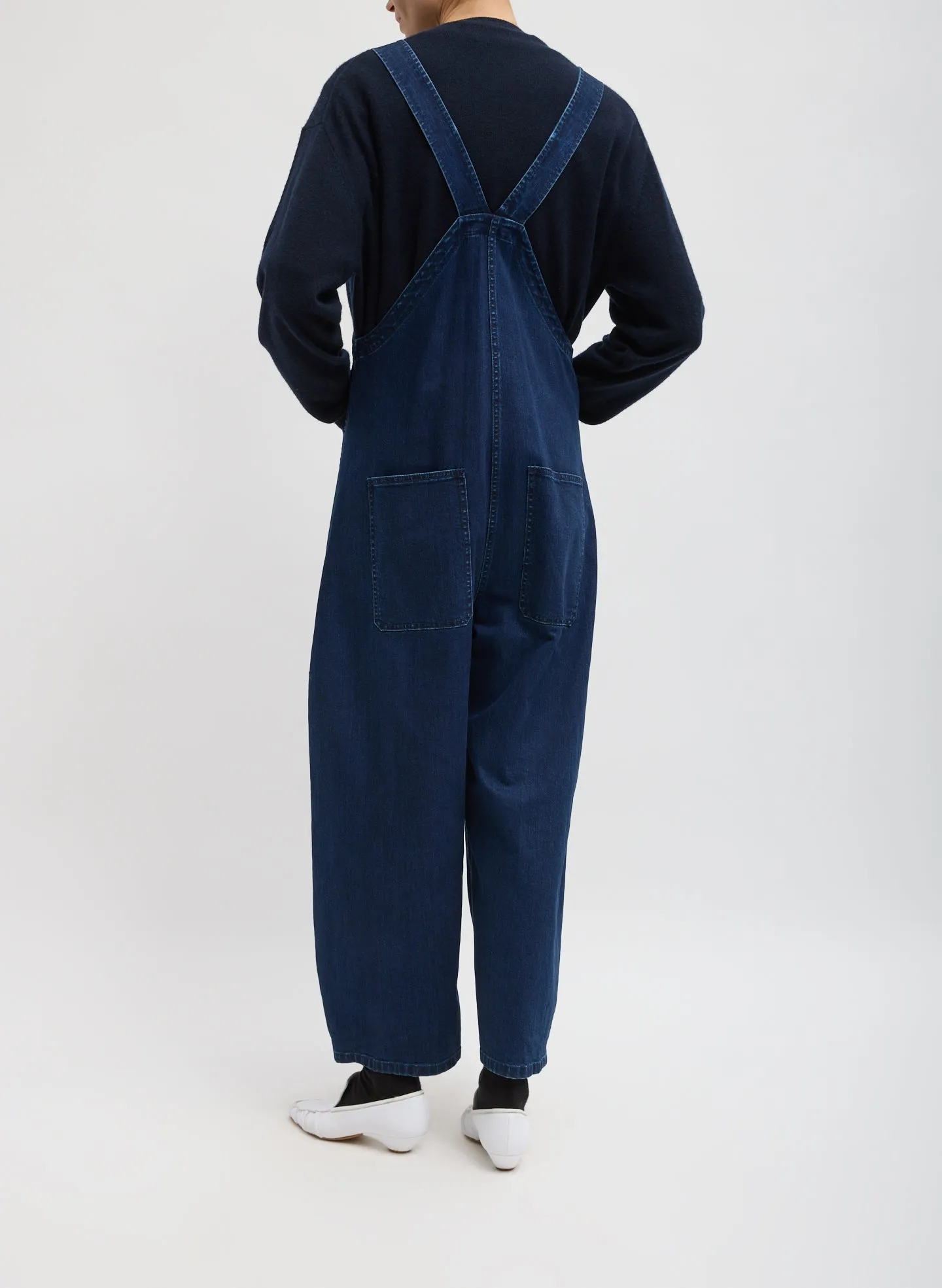 Classic Indigo Denim Jumpsuit sold by Tibi product image thumbnail 5