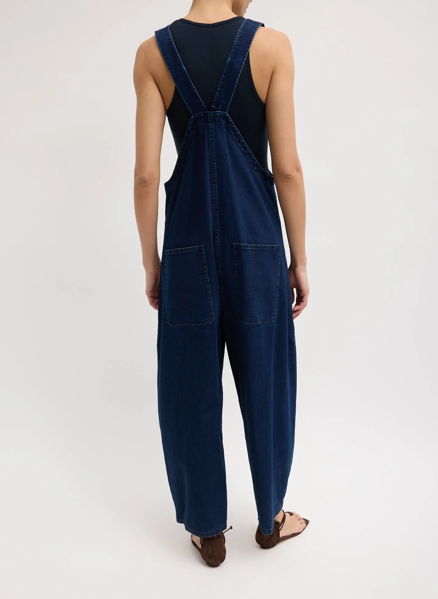 Classic Indigo Denim Jumpsuit sold by Tibi product image thumbnail 3