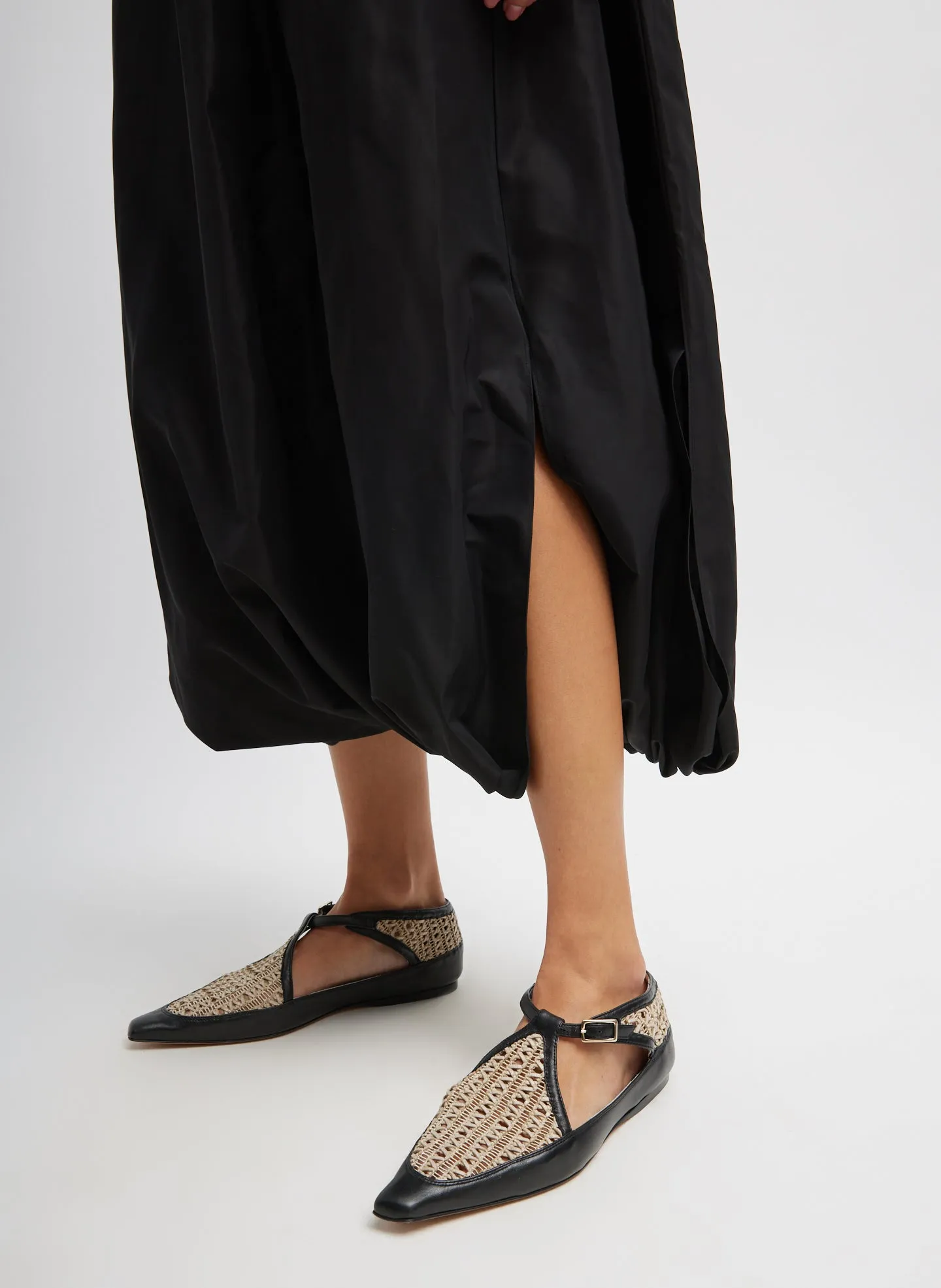 Italian Sporty Nylon Jalouise Dress sold by Tibi product image thumbnail 4