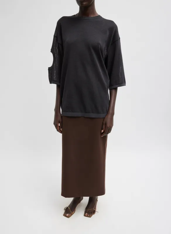 Crispy Sweater Oversized Easy T-Shirt made by Tibi