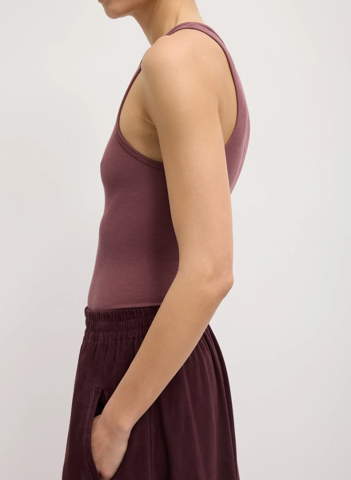 Cassiterite Suede Pull On Full Skirt sold by Tibi product image thumbnail 3