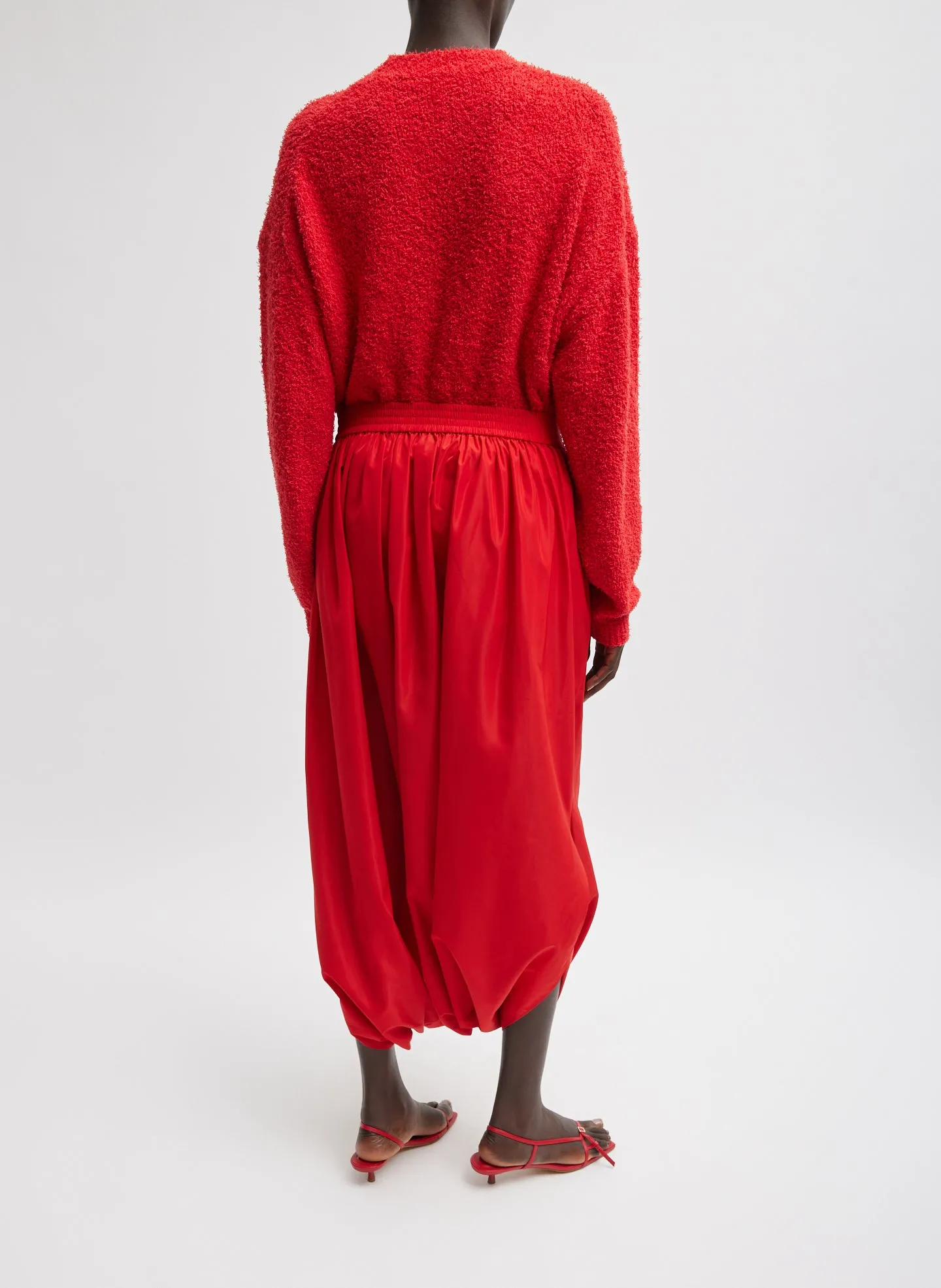 Italian Sporty Nylon Pleated Jalouise Skirt sold by Tibi product image thumbnail 3