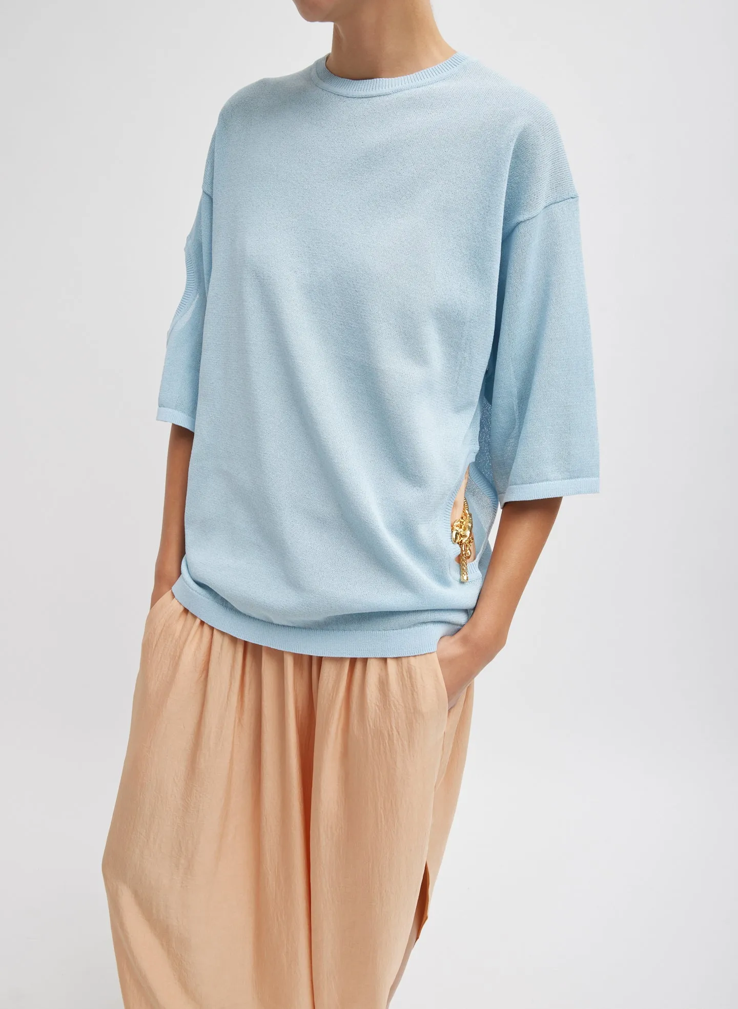 Crispy Sweater Oversized Easy T-Shirt sold by Tibi