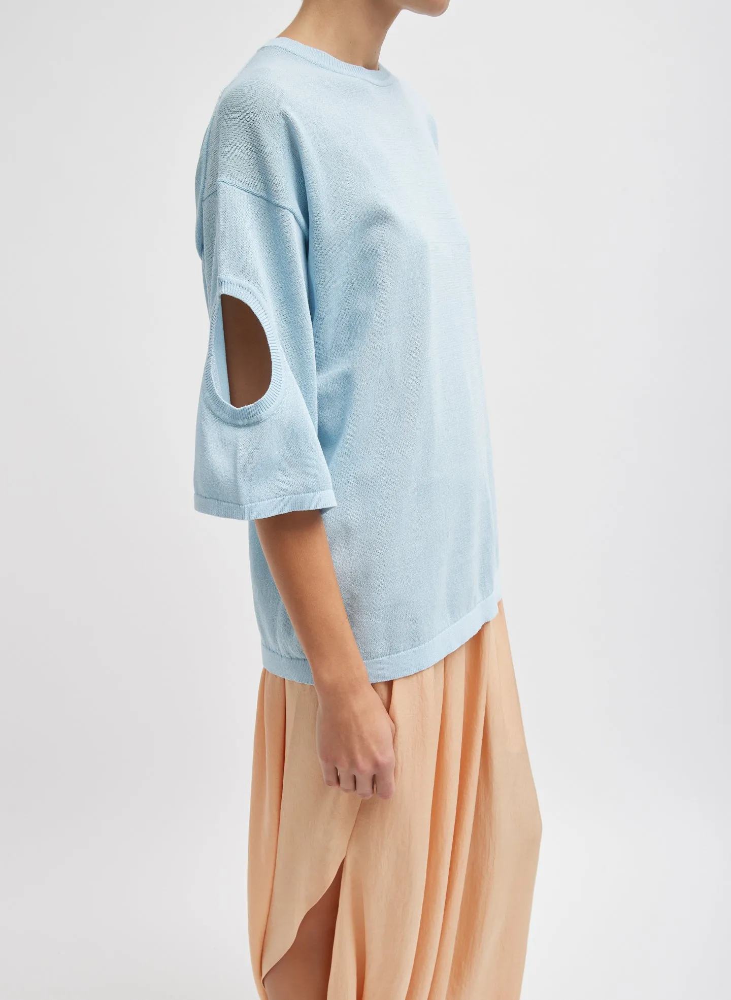 Crispy Sweater Oversized Easy T-Shirt sold by Tibi product image thumbnail 2