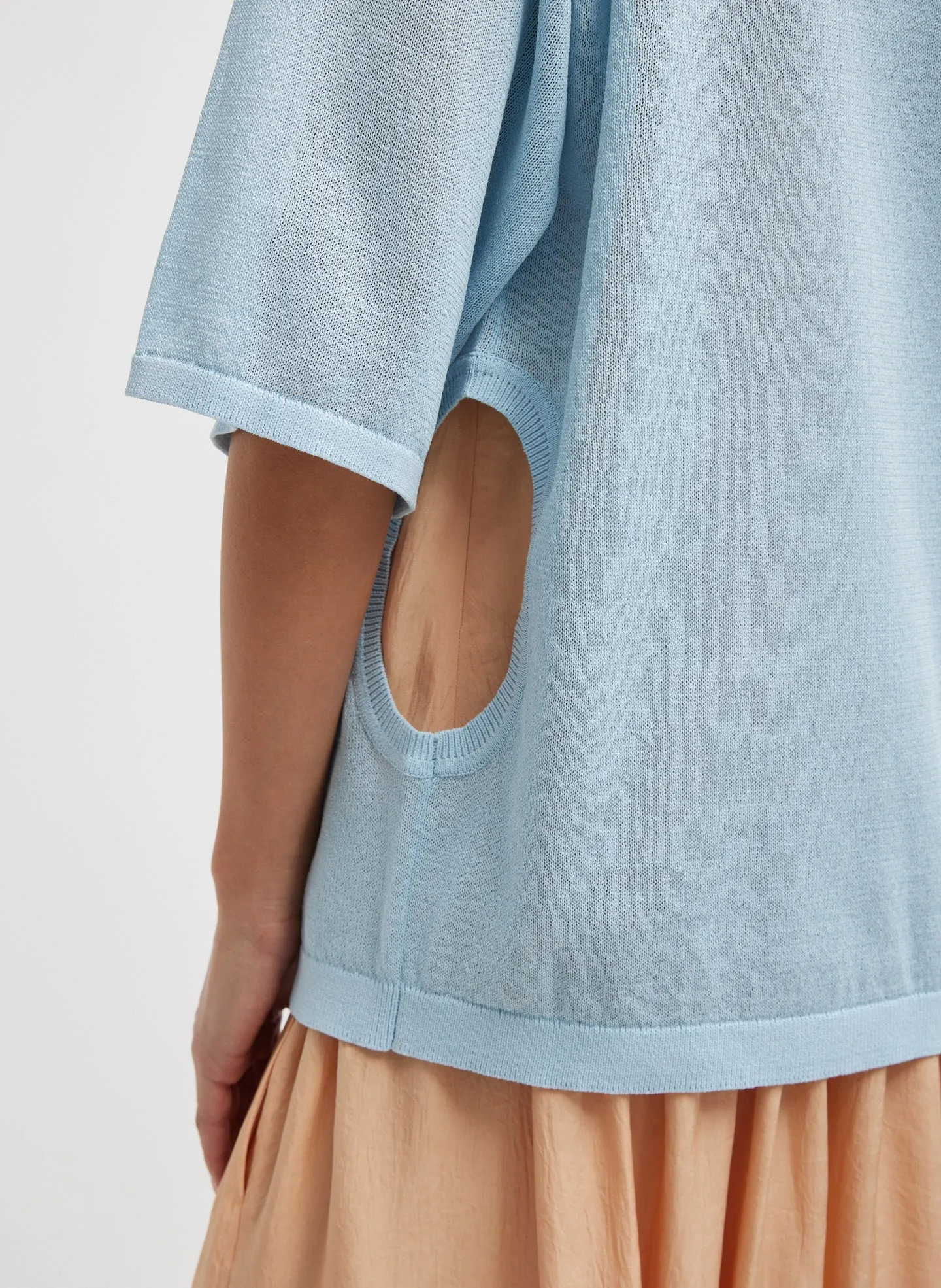 Crispy Sweater Oversized Easy T-Shirt sold by Tibi product image thumbnail 3