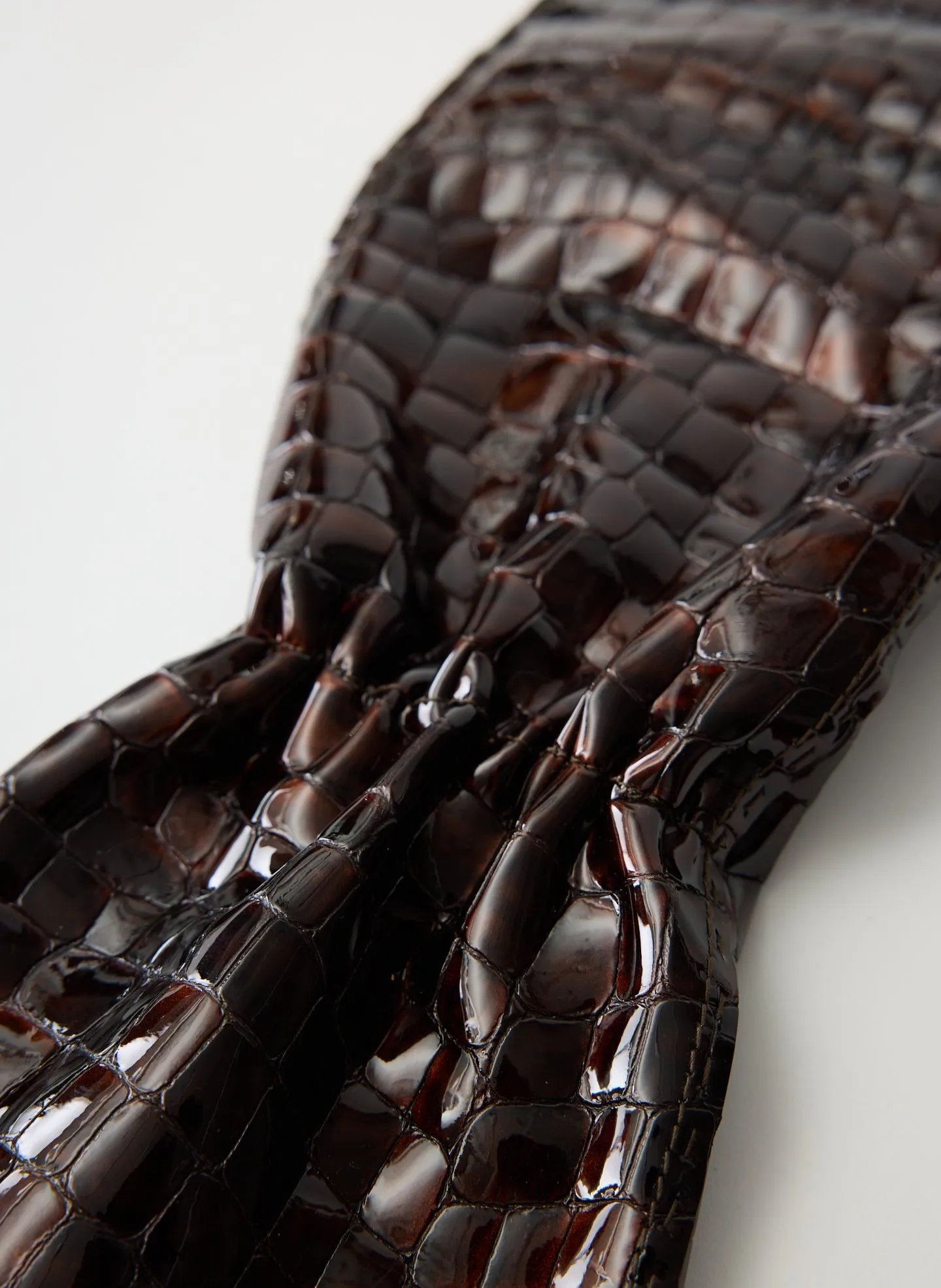Crocodile Embossed Leather Mittens sold by Tibi product image thumbnail 3