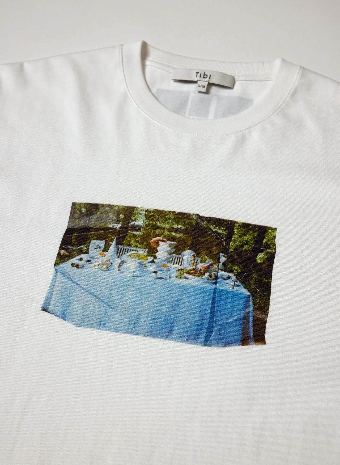 Tibi Creative Lab Supper Print T-Shirt sold by Tibi product image thumbnail 3
