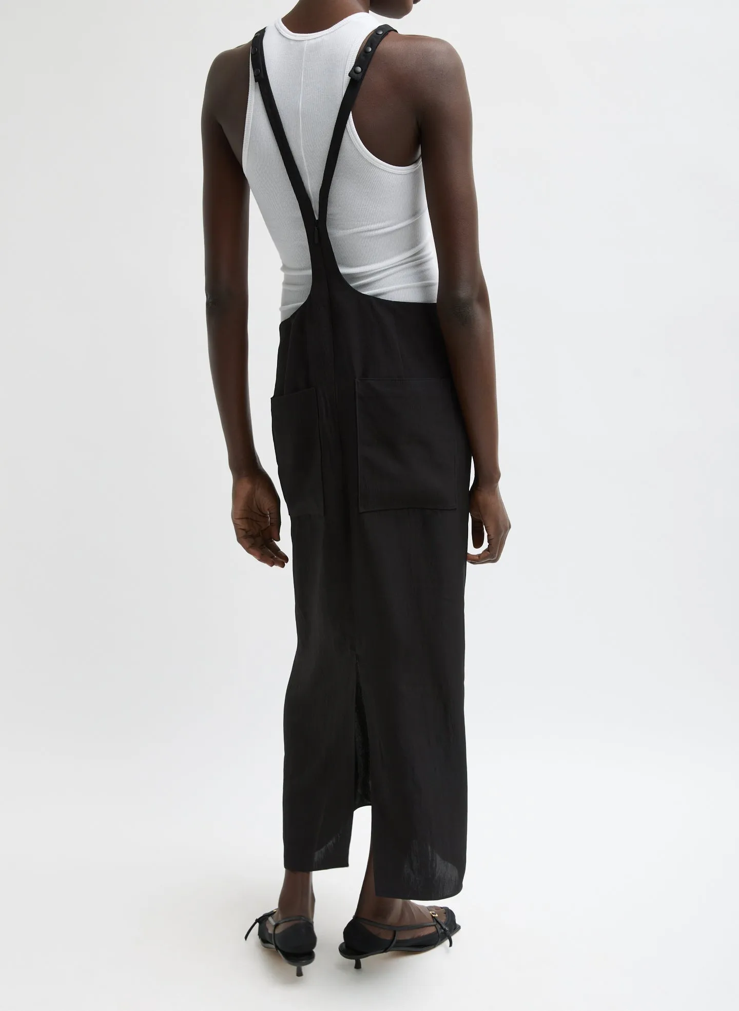Summer Acetate Crinkle Overall Skirt sold by Tibi product image thumbnail 2