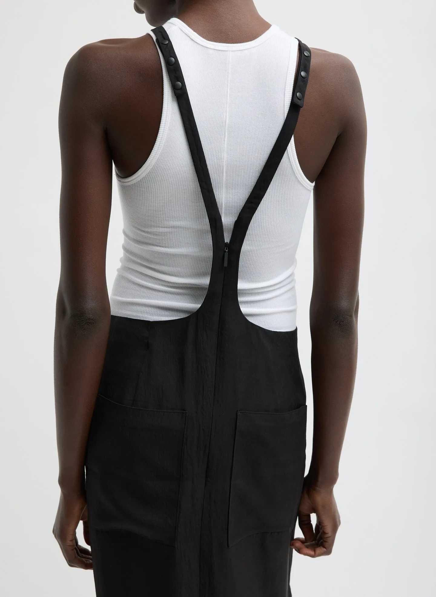 Summer Acetate Crinkle Overall Skirt sold by Tibi product image thumbnail 5